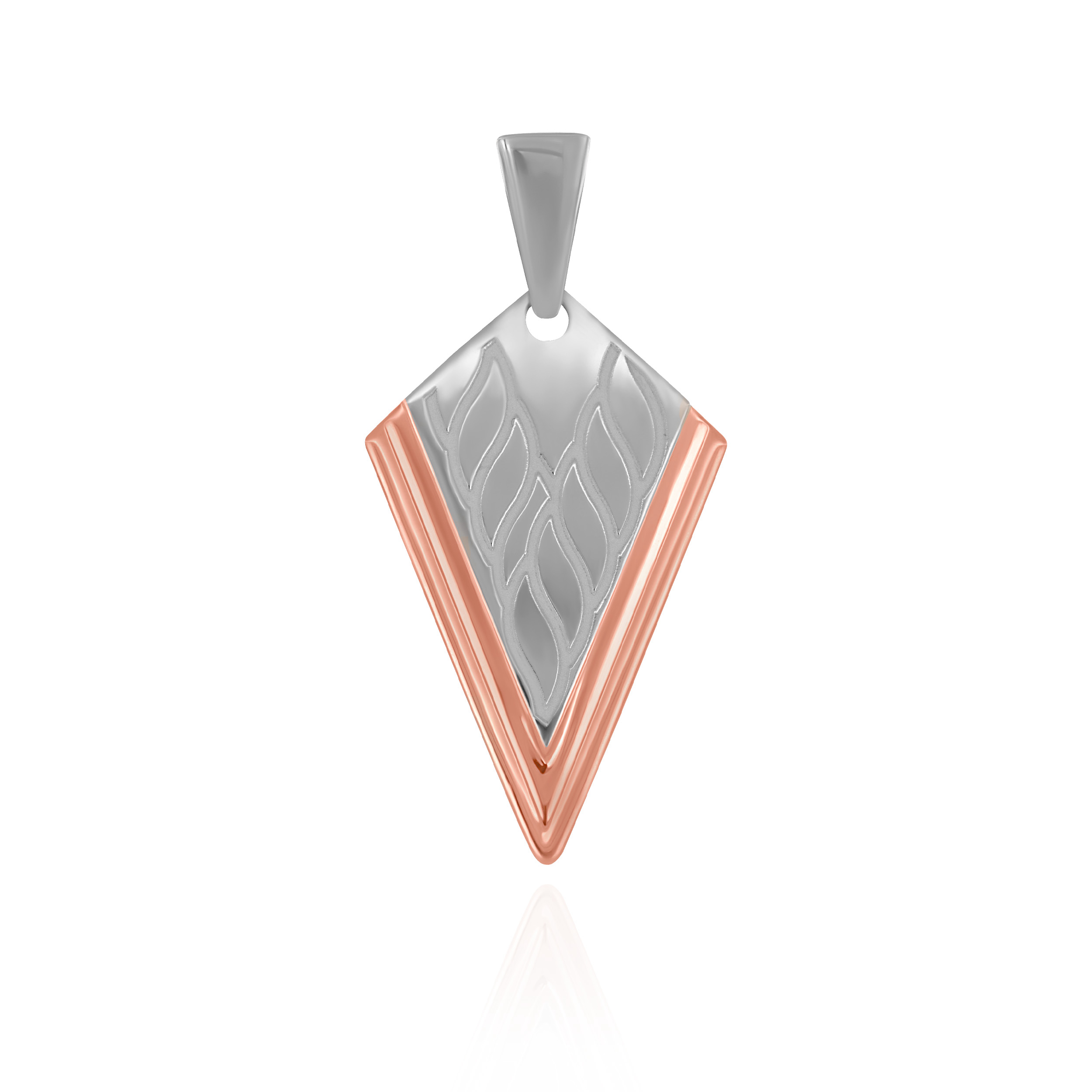 Prism Edge Men's Platinum Pendant - Senco Gold and Diamonds