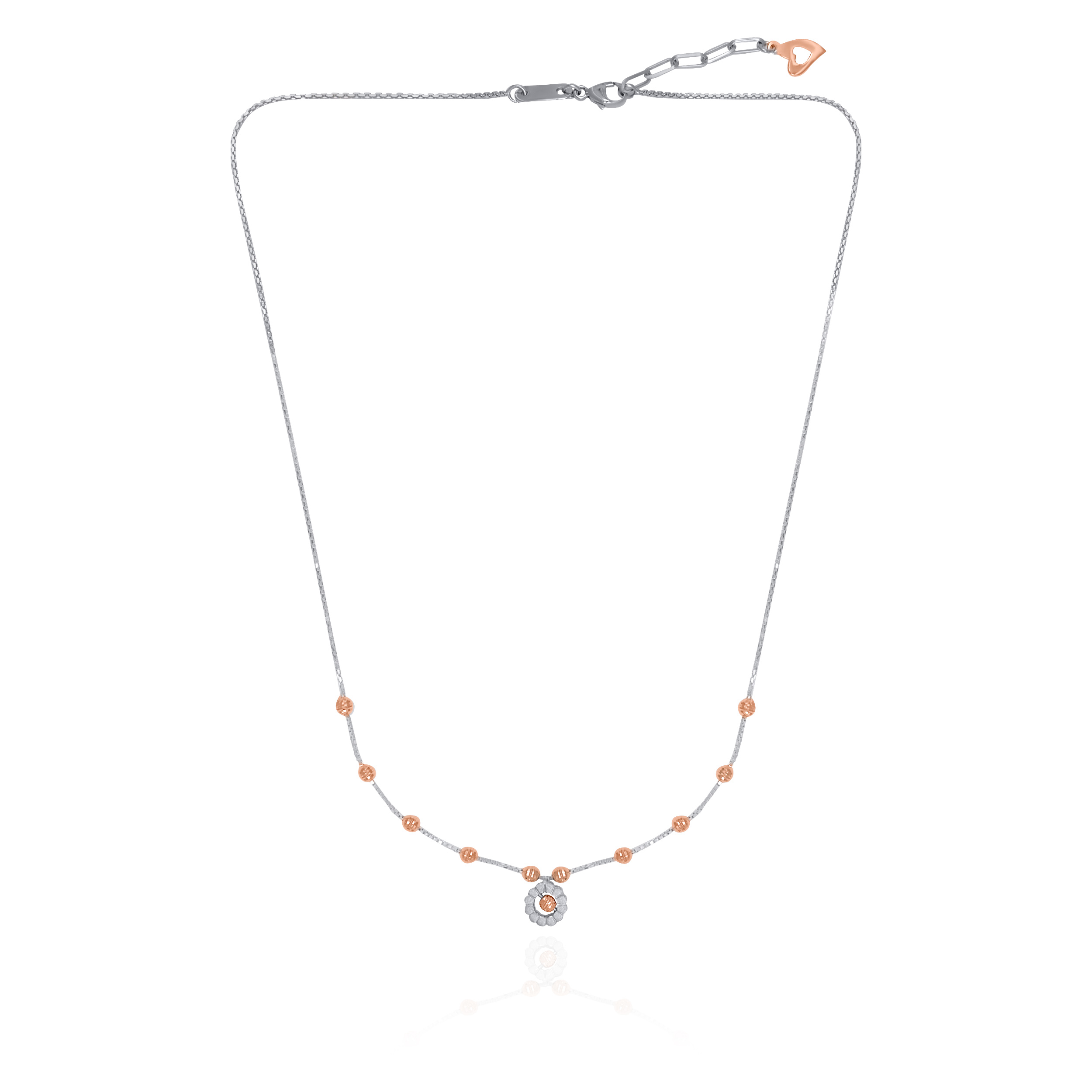 Quiet Bloom Platinum Chain - Senco Gold and Diamonds