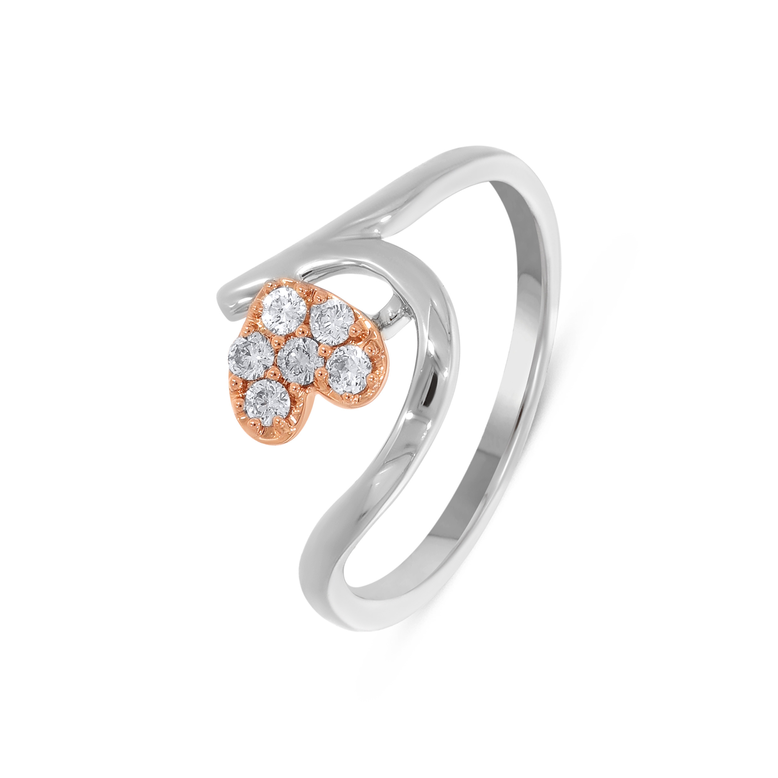 Love Knot Platinum Ring - Senco Gold and Diamonds