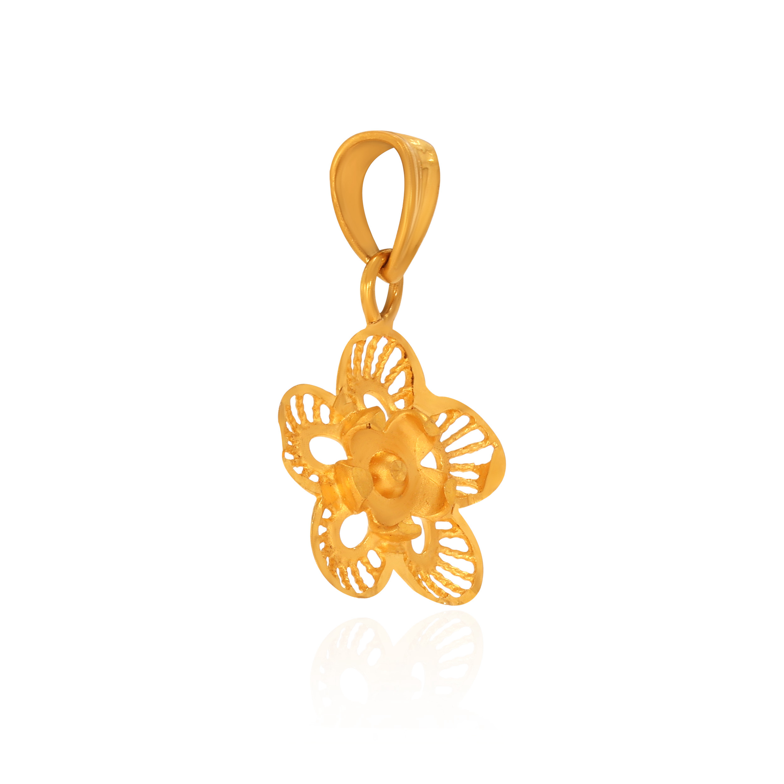 Graceleaf Gold Pendant - Senco Gold and Diamonds