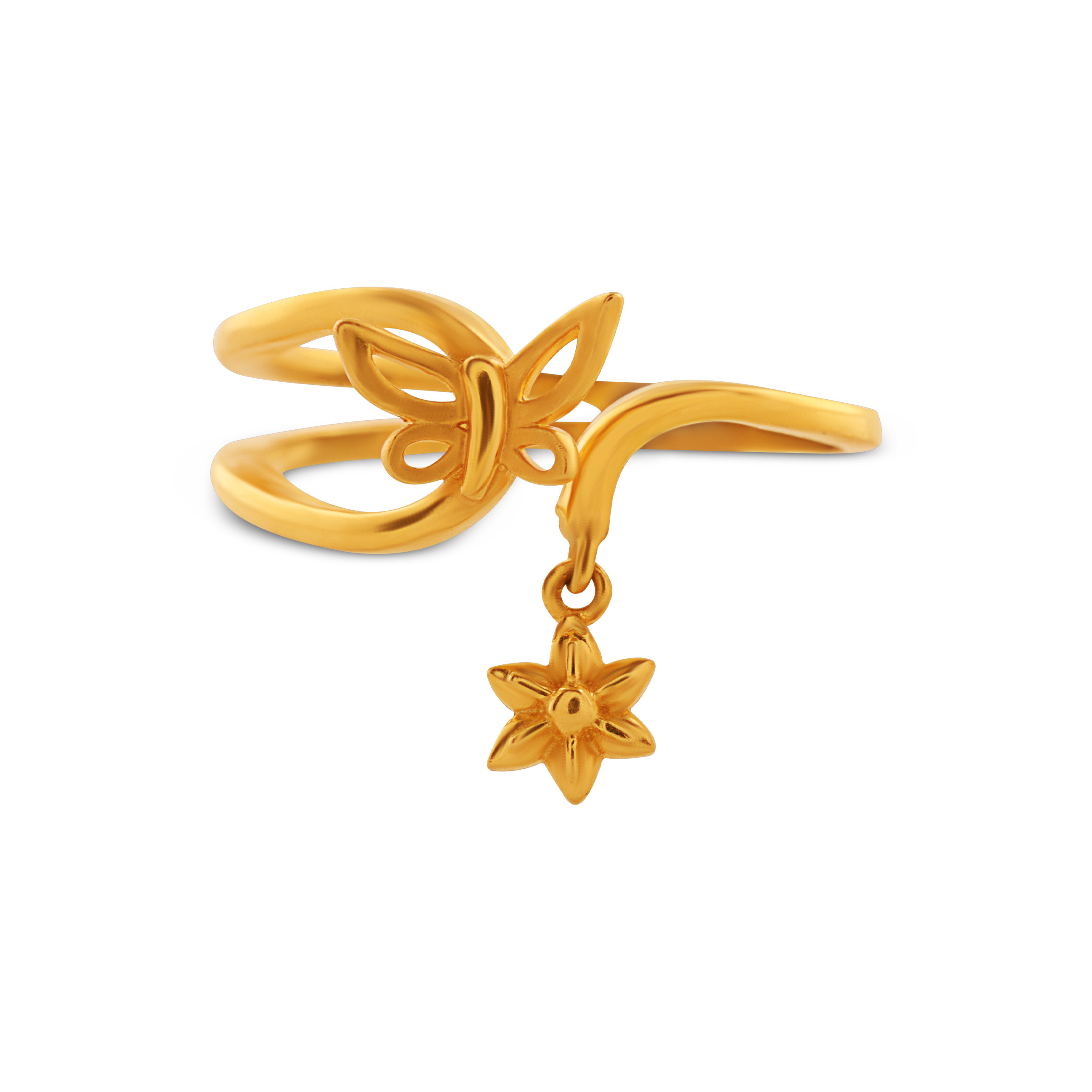 Petal Play Gold Ring - Senco Gold and Diamonds