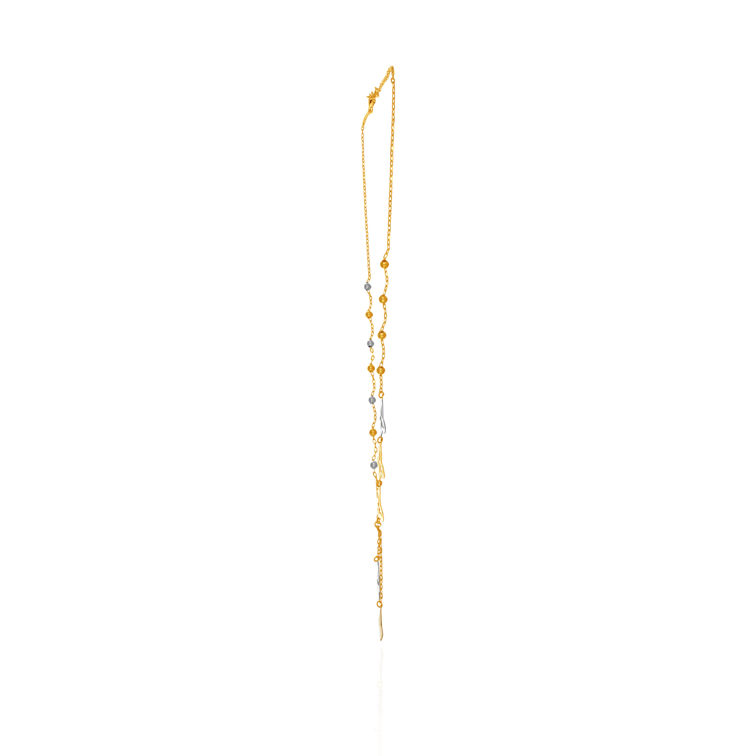 DuoFlair Butterfly Motif Gold Chain - Senco Gold and Diamonds