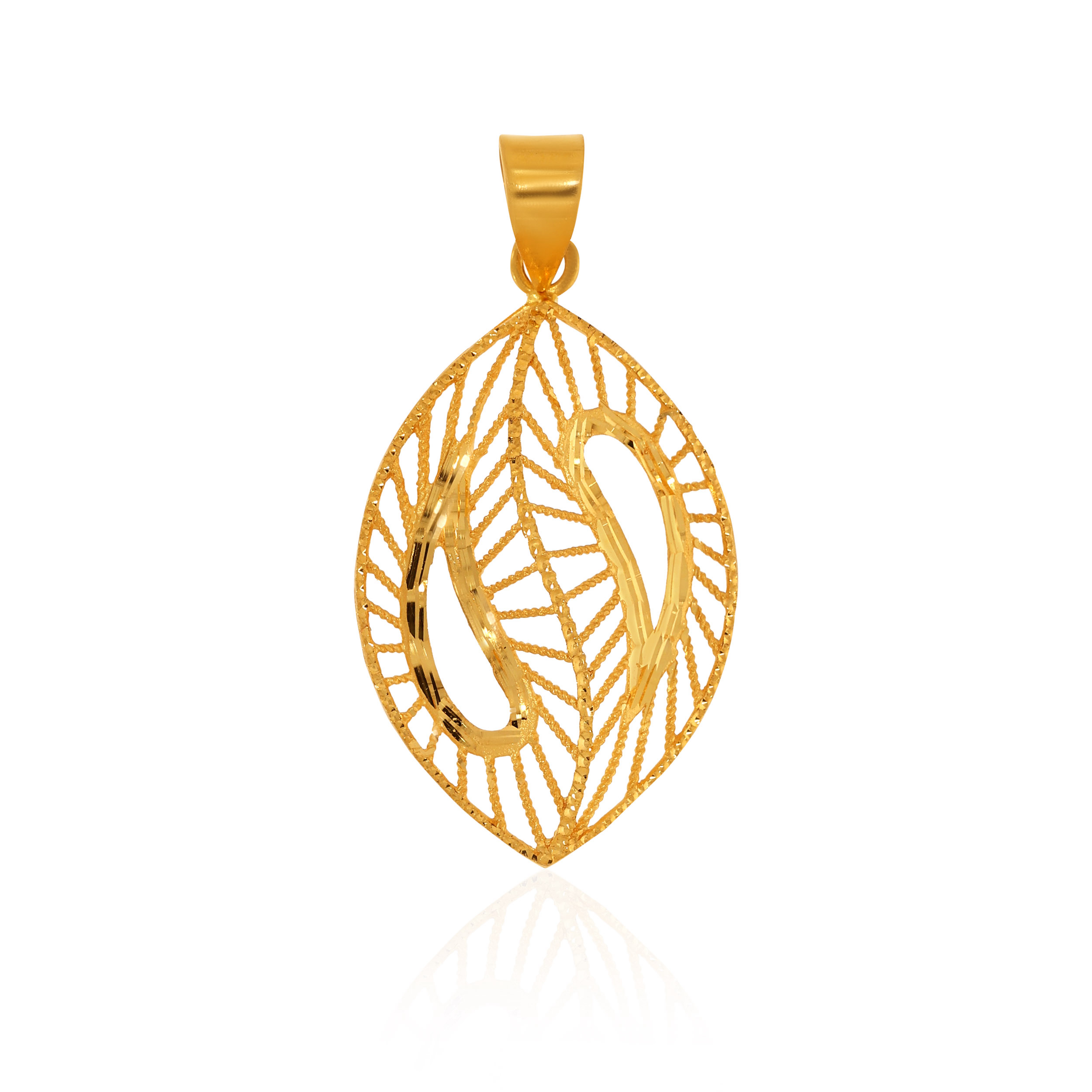 22K Yellow Gold Pendant-GPN-D000741348 - Senco Gold and Diamonds