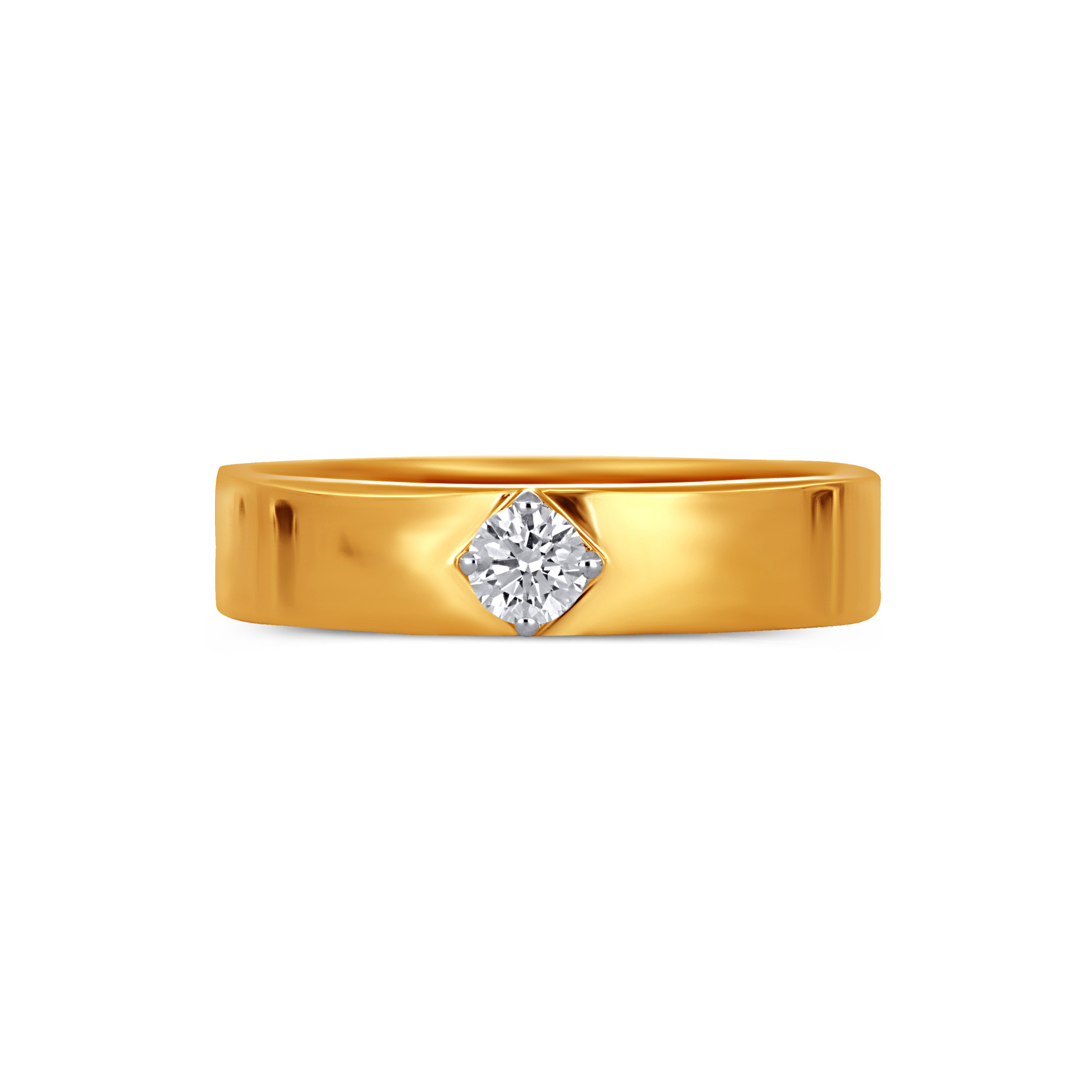 Eminence Men's Solitaire Diamond Ring alternate view 1