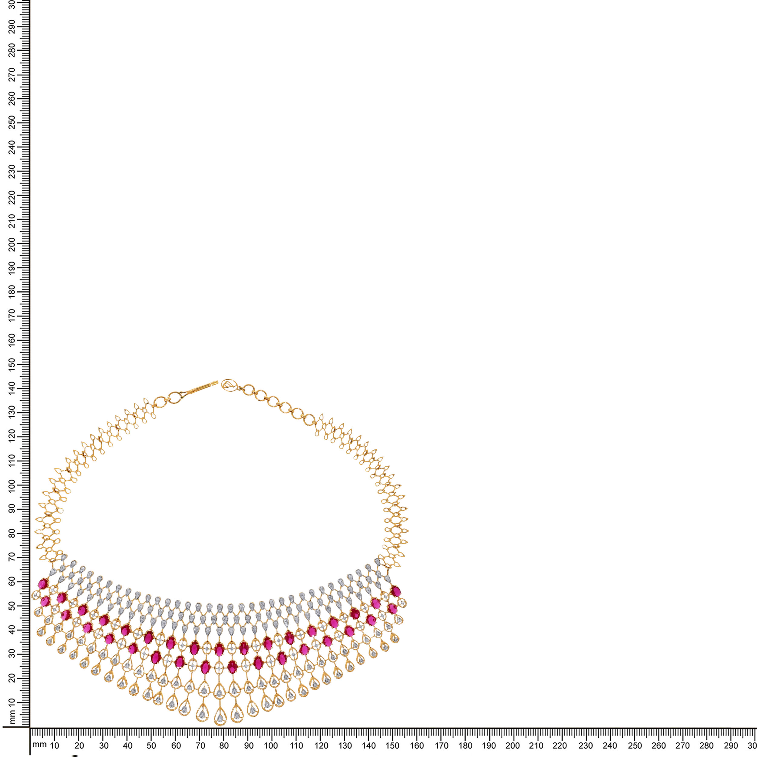14K Yellow Gold Diamond Necklace-DGN-D000789182 - Senco Gold and Diamonds