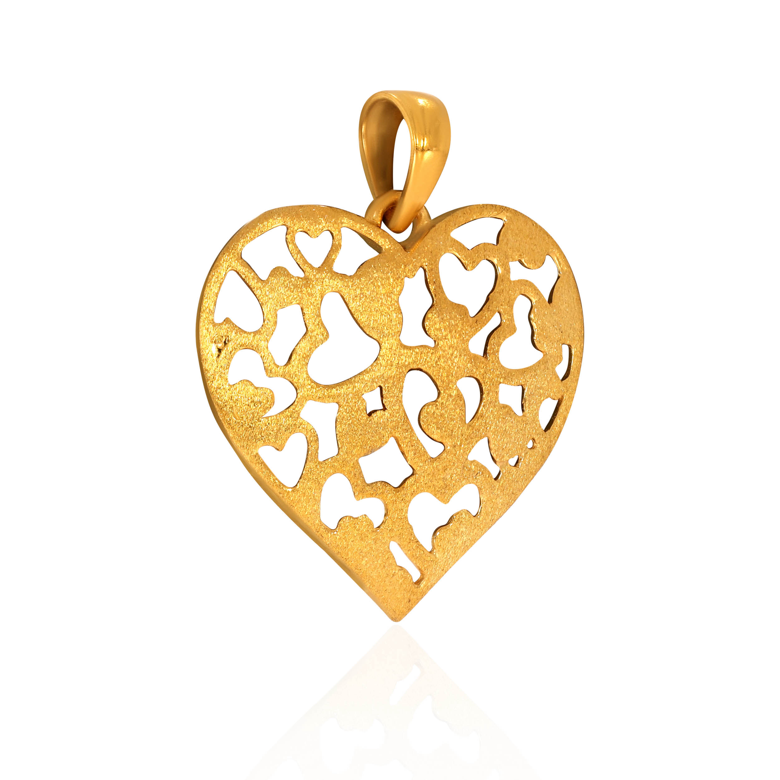 Tender Heart Gold Pendant - Senco Gold and Diamonds