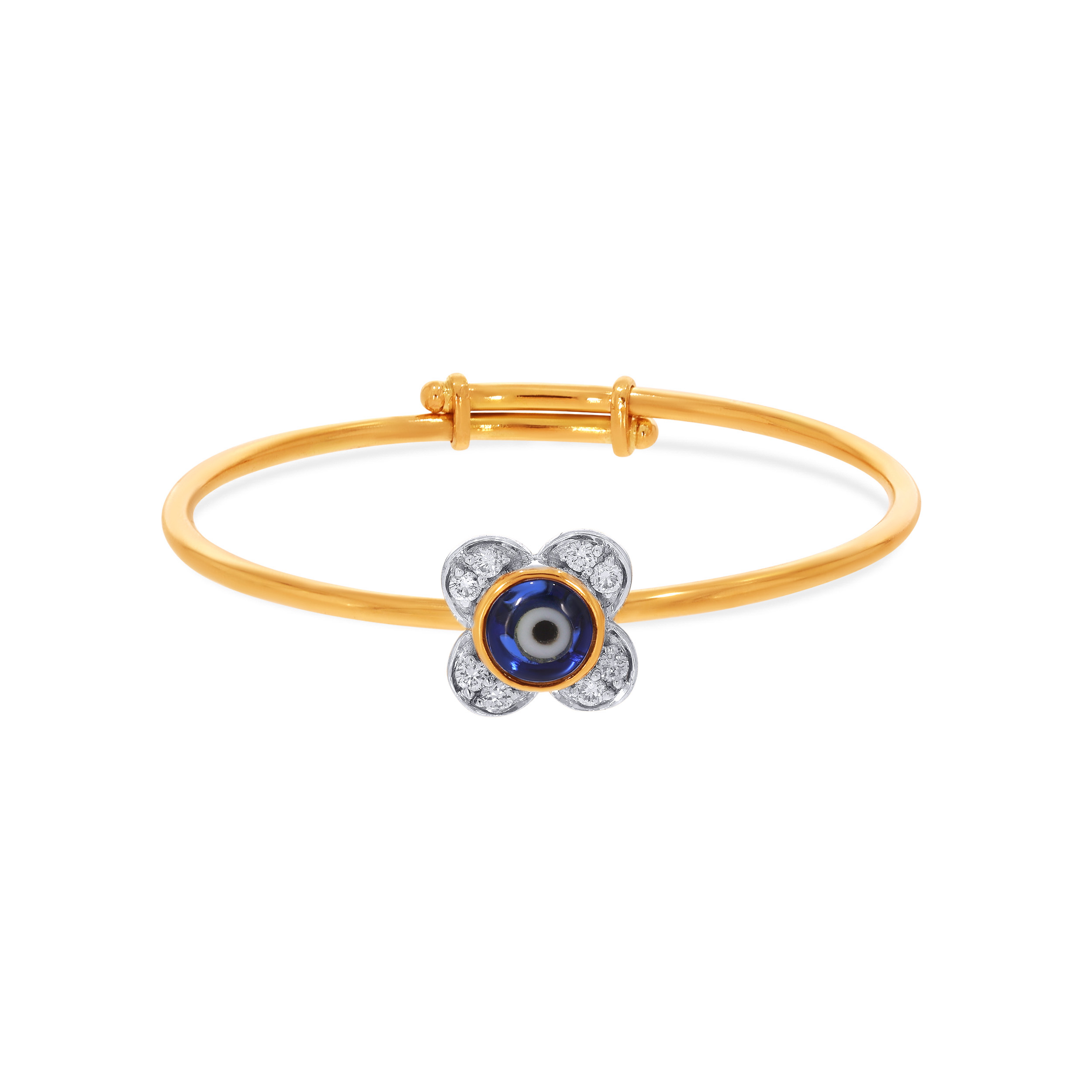 18K Yellow Gold Kids Diamond Bracelet-DBR-D000790456 - Senco Gold and Diamonds