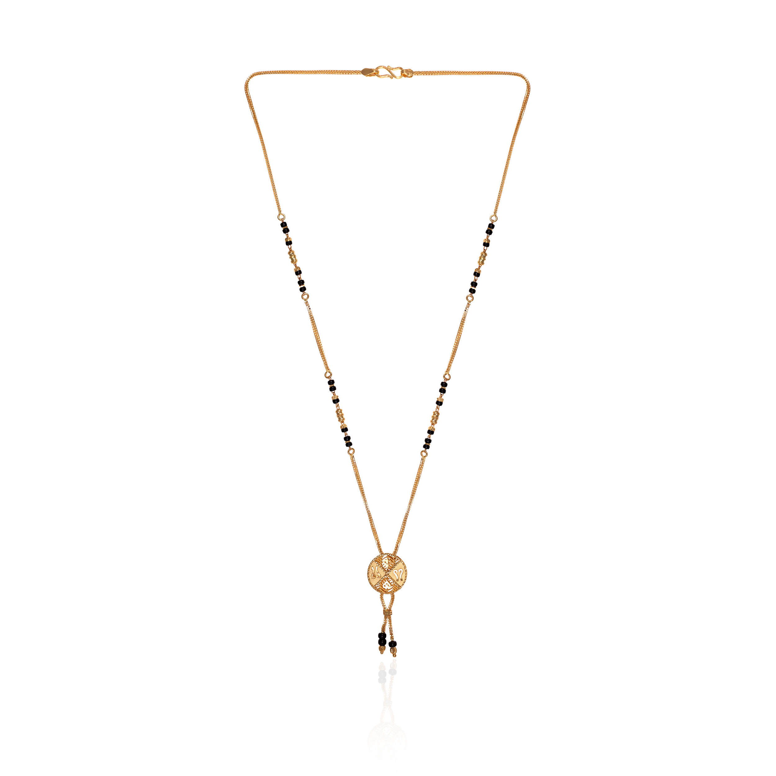 Graceful Adornment Gold Mangalsutra - Senco Gold and Diamonds