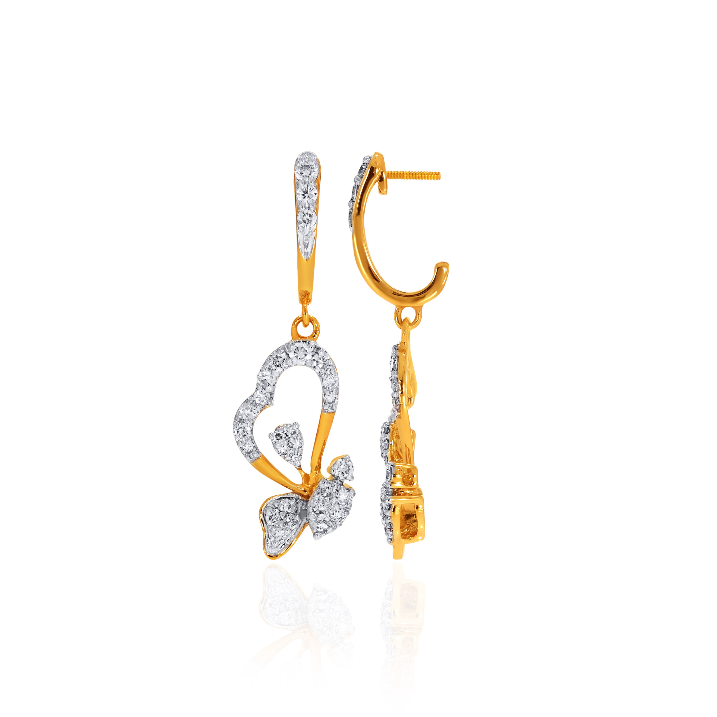 Aspirational Diamond Drop Earrings - Senco Gold and Diamonds