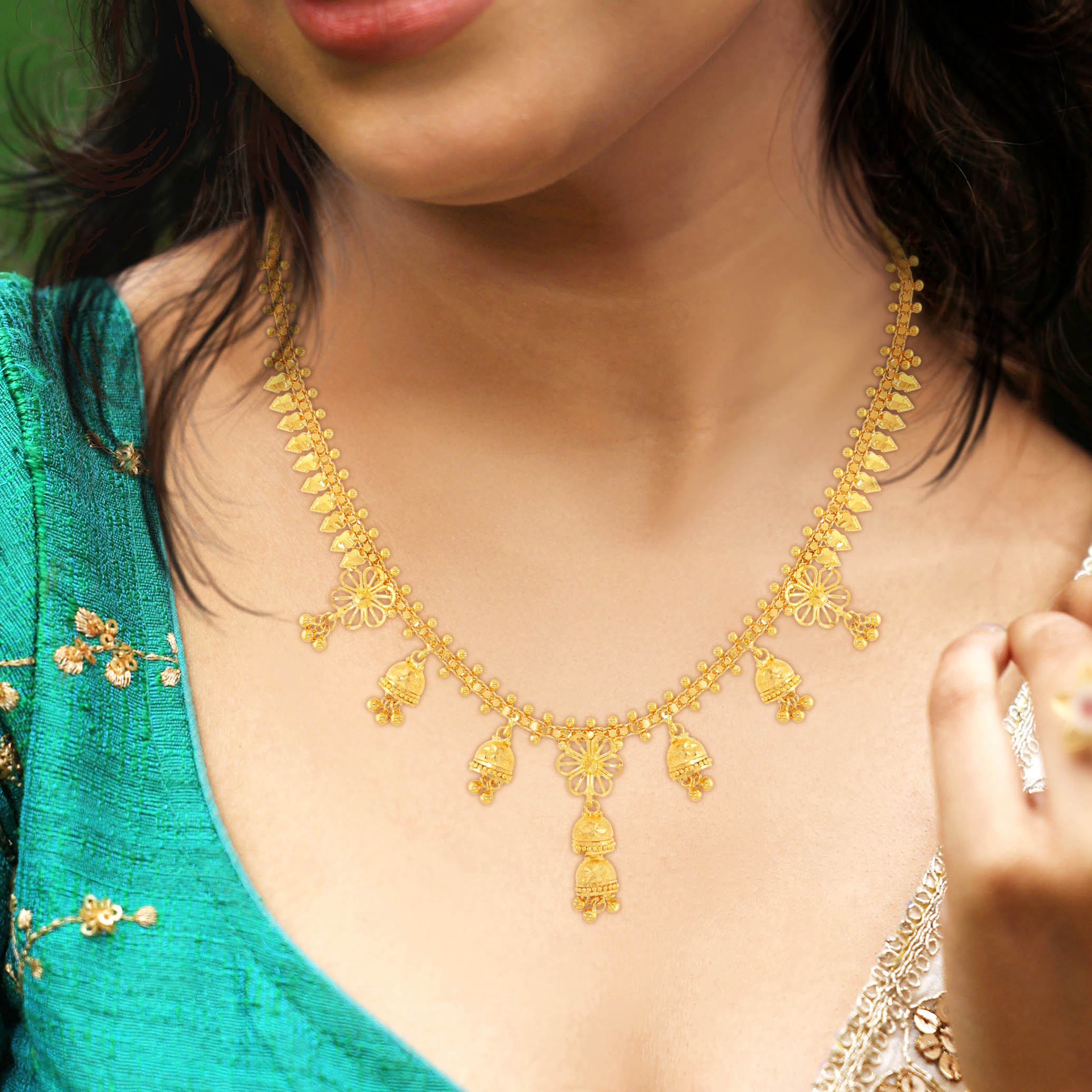 Musical Bells Gold Necklace - Senco Gold and Diamonds