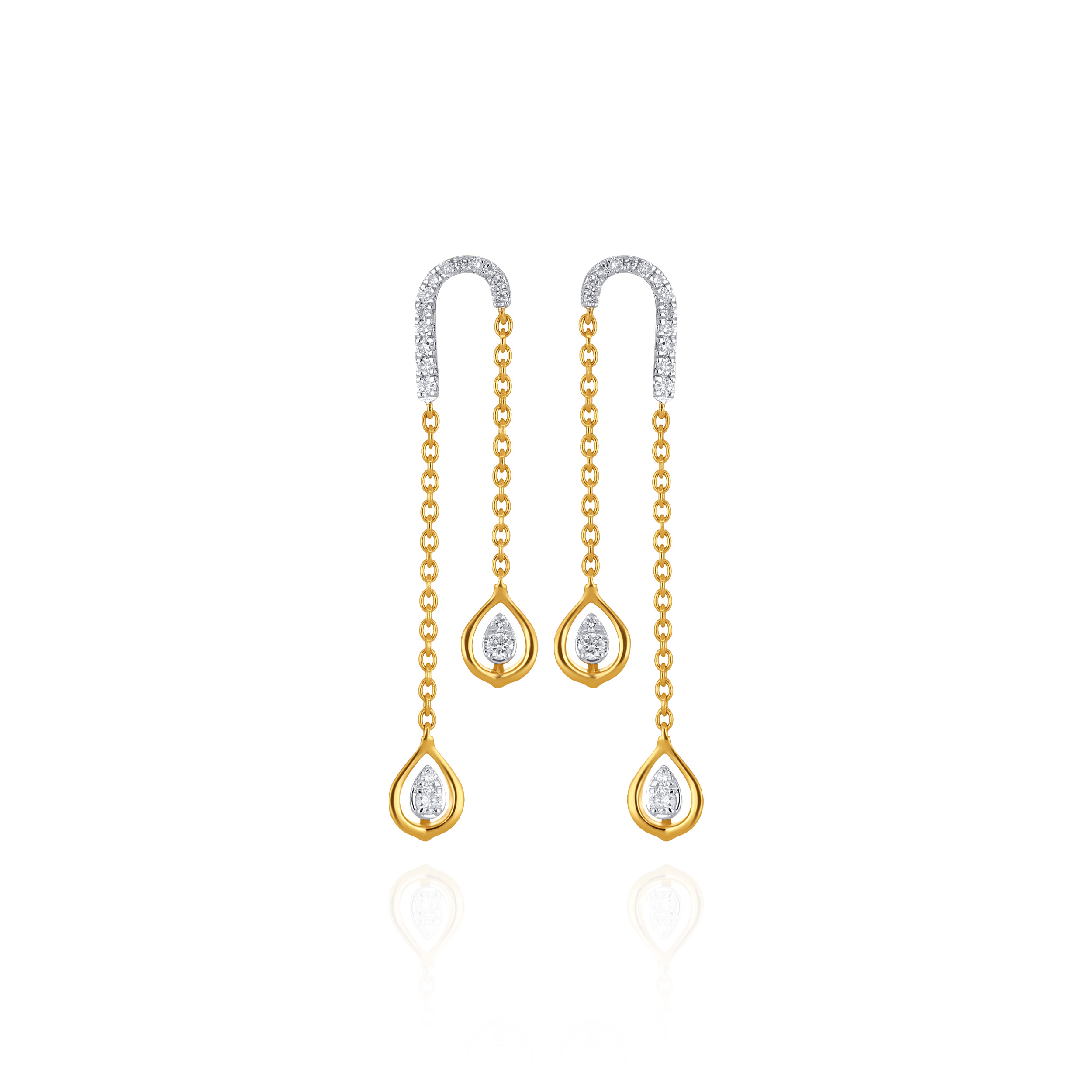 Dewlit Spark Diamond Earrings - Senco Gold and Diamonds