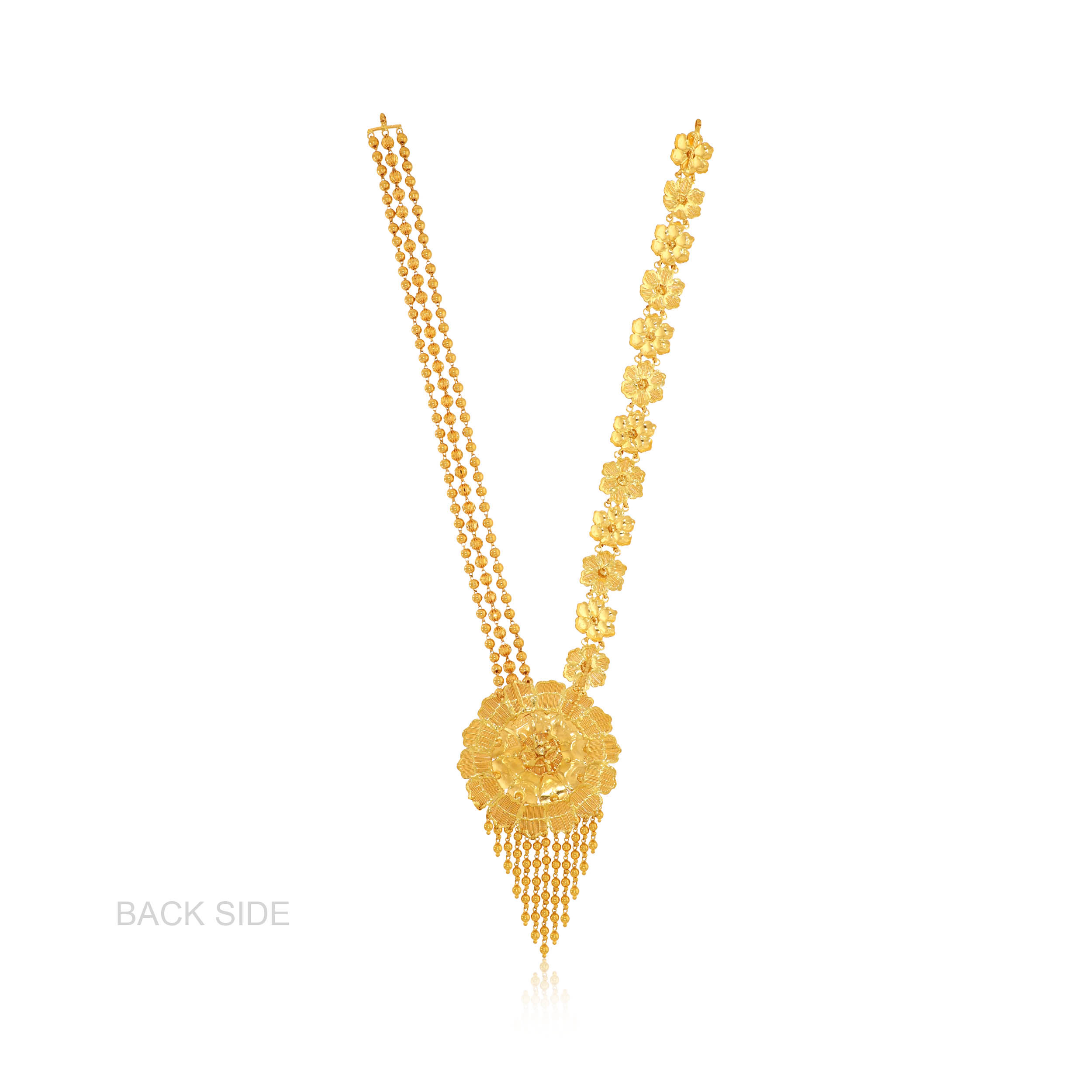 Royal Marigold Gold Long Necklace - Senco Gold and Diamonds