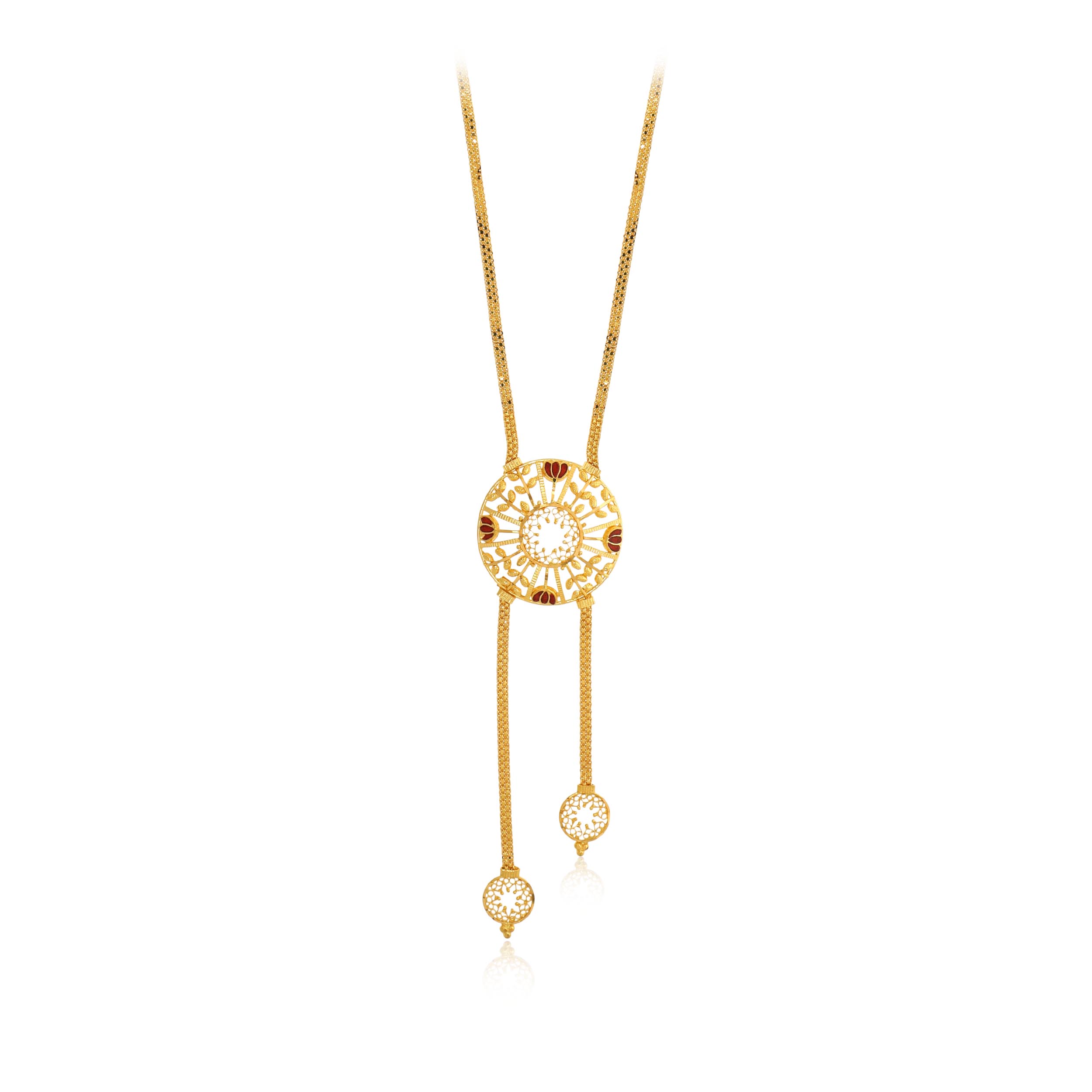 Floral Wreath Gold Necklace - Senco Gold and Diamonds