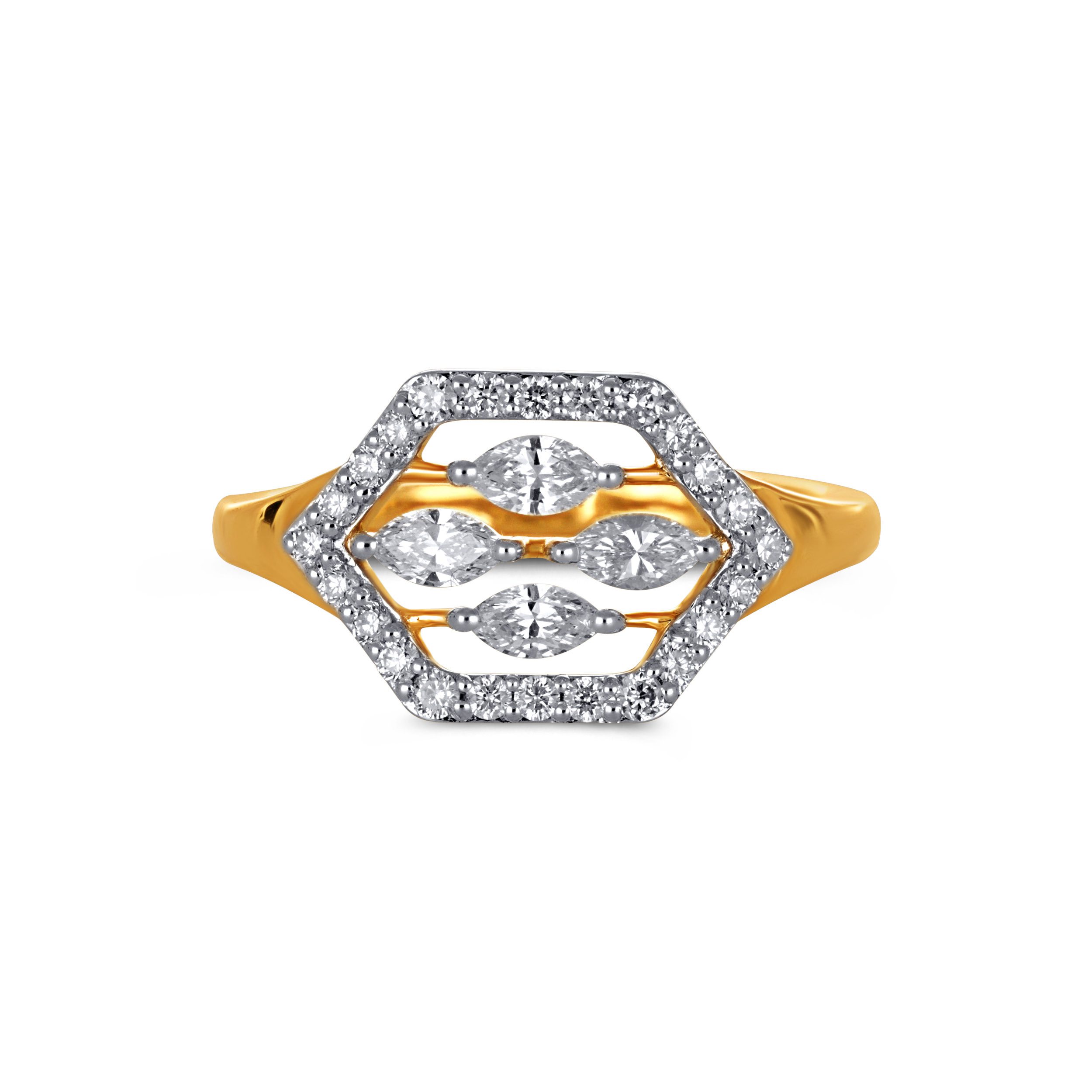 Eminence Marquise Diamond Ring alternate view 1