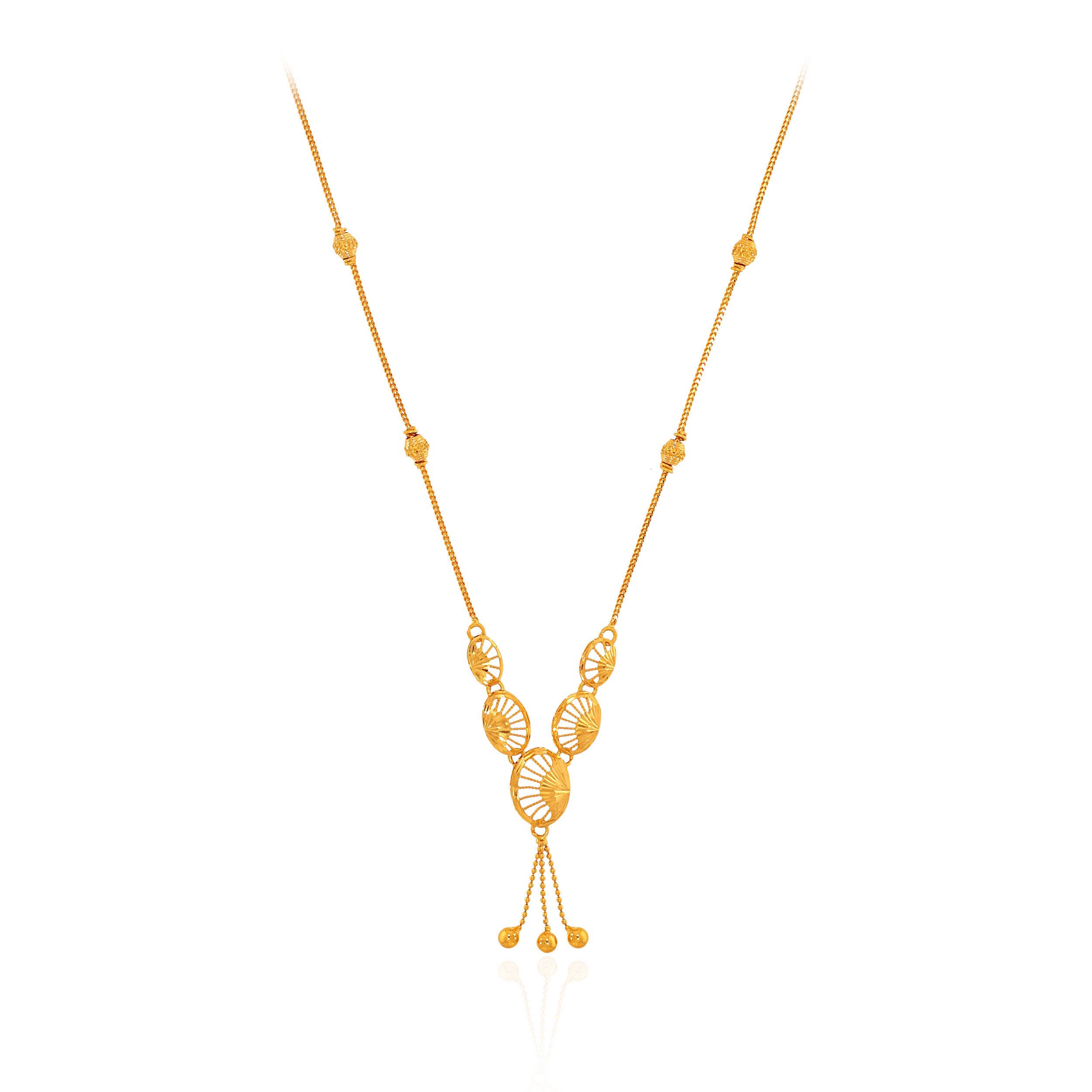 Elliptical Cut Out Gold Chain - Senco Gold and Diamonds
