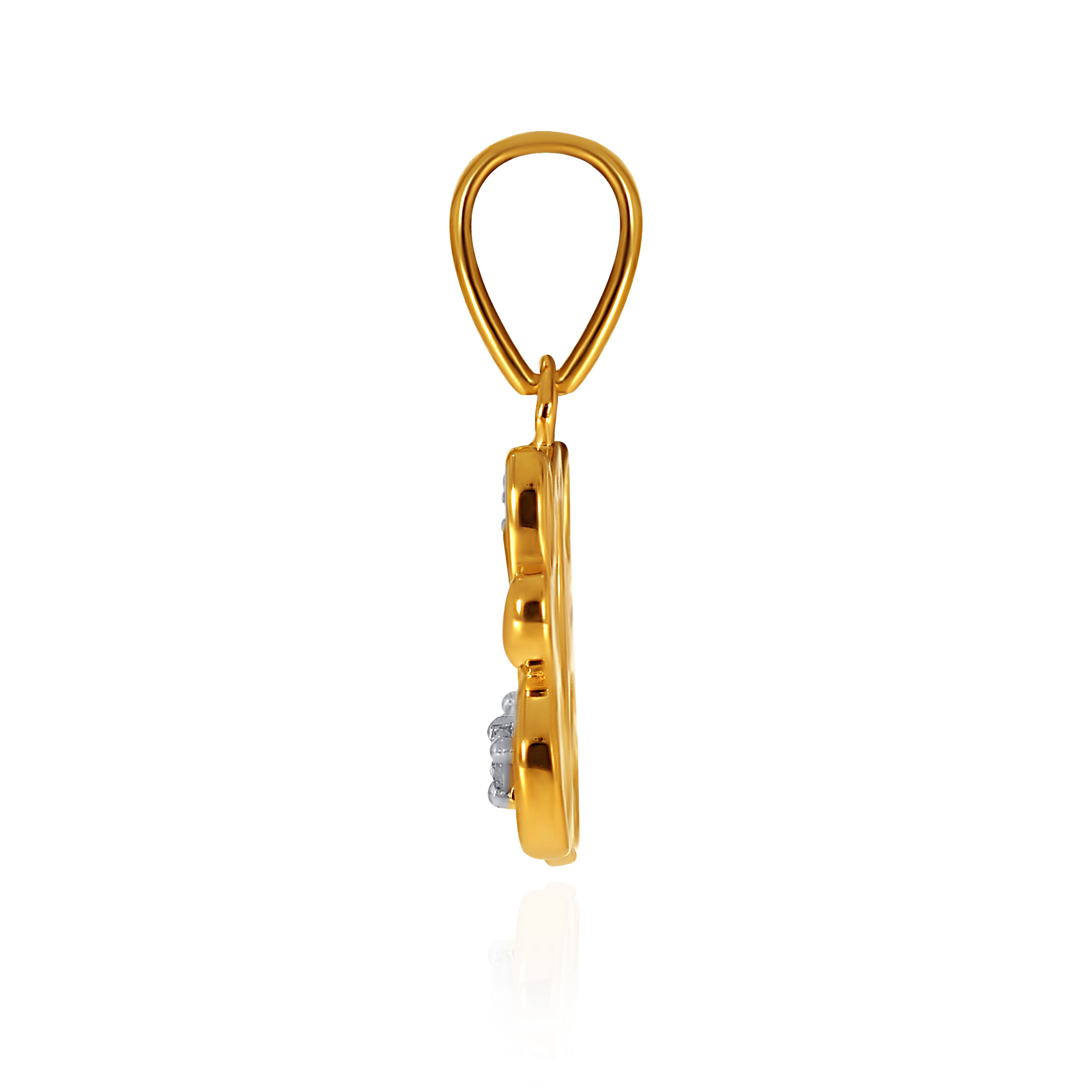 Artful Aura Ganesha Diamond Pendant - Senco Gold and Diamonds