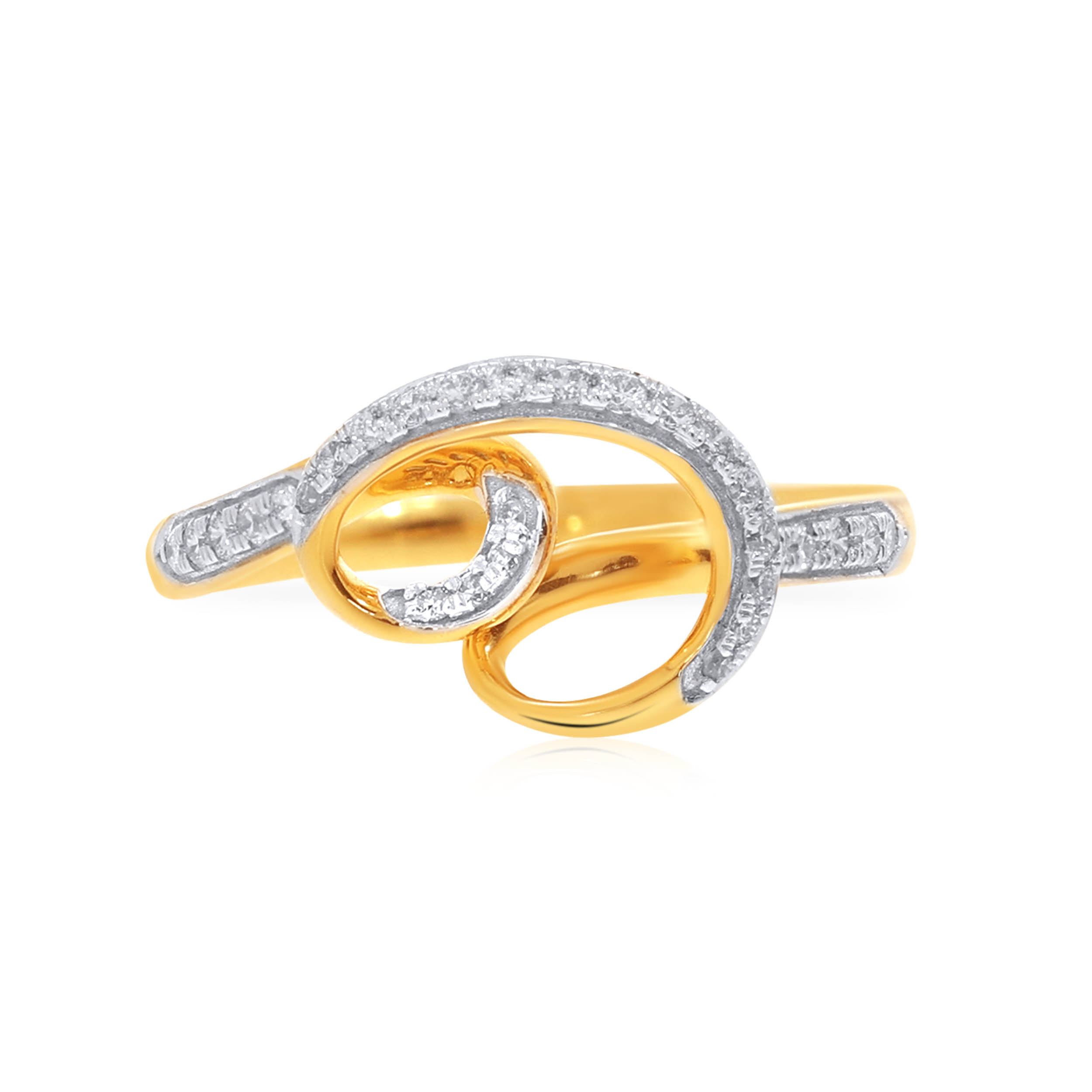 Twisted Glamour Diamond Ring - Senco Gold and Diamonds
