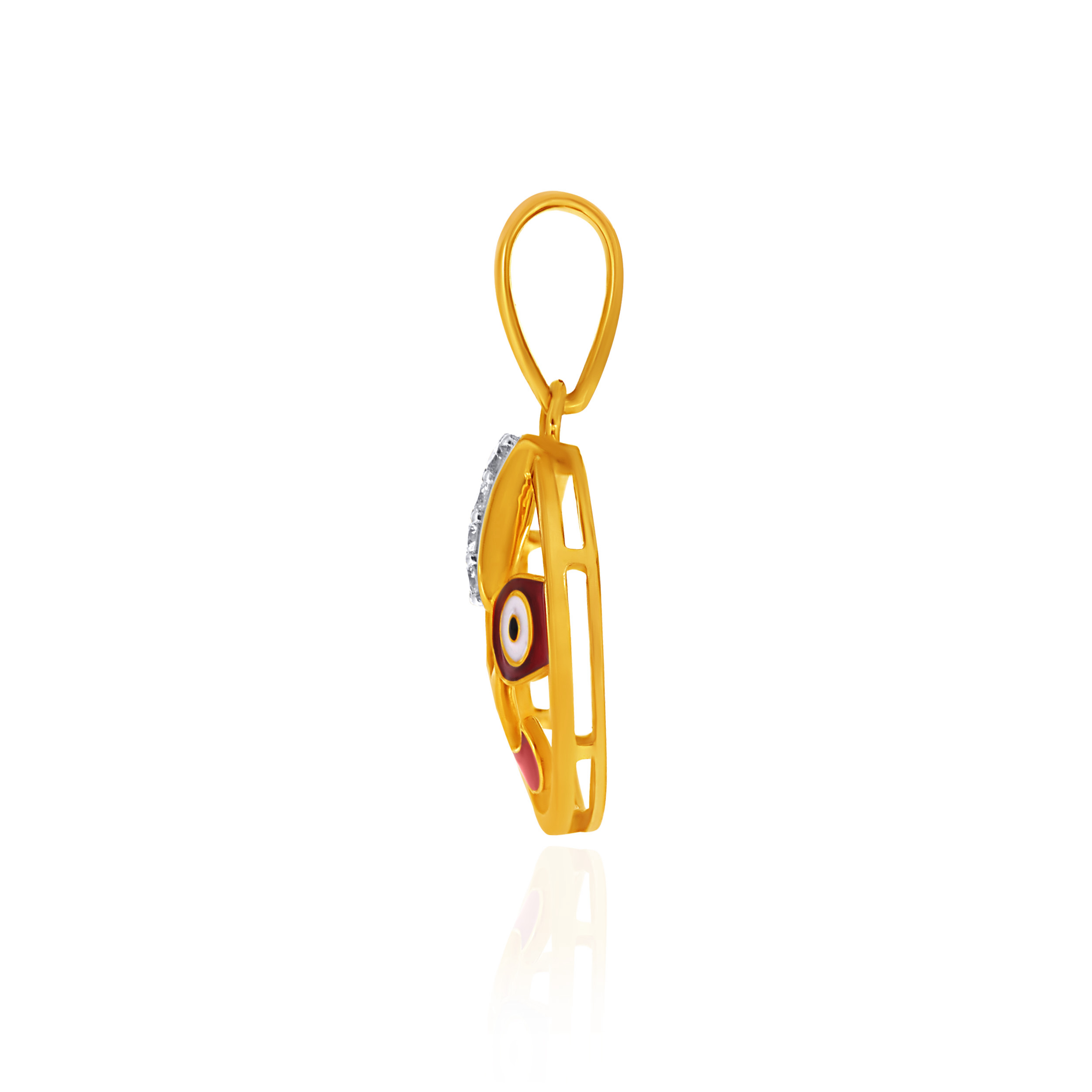 Festive Blessings Jagannath Diamond Rakhi Pendant - Senco Gold and Diamonds