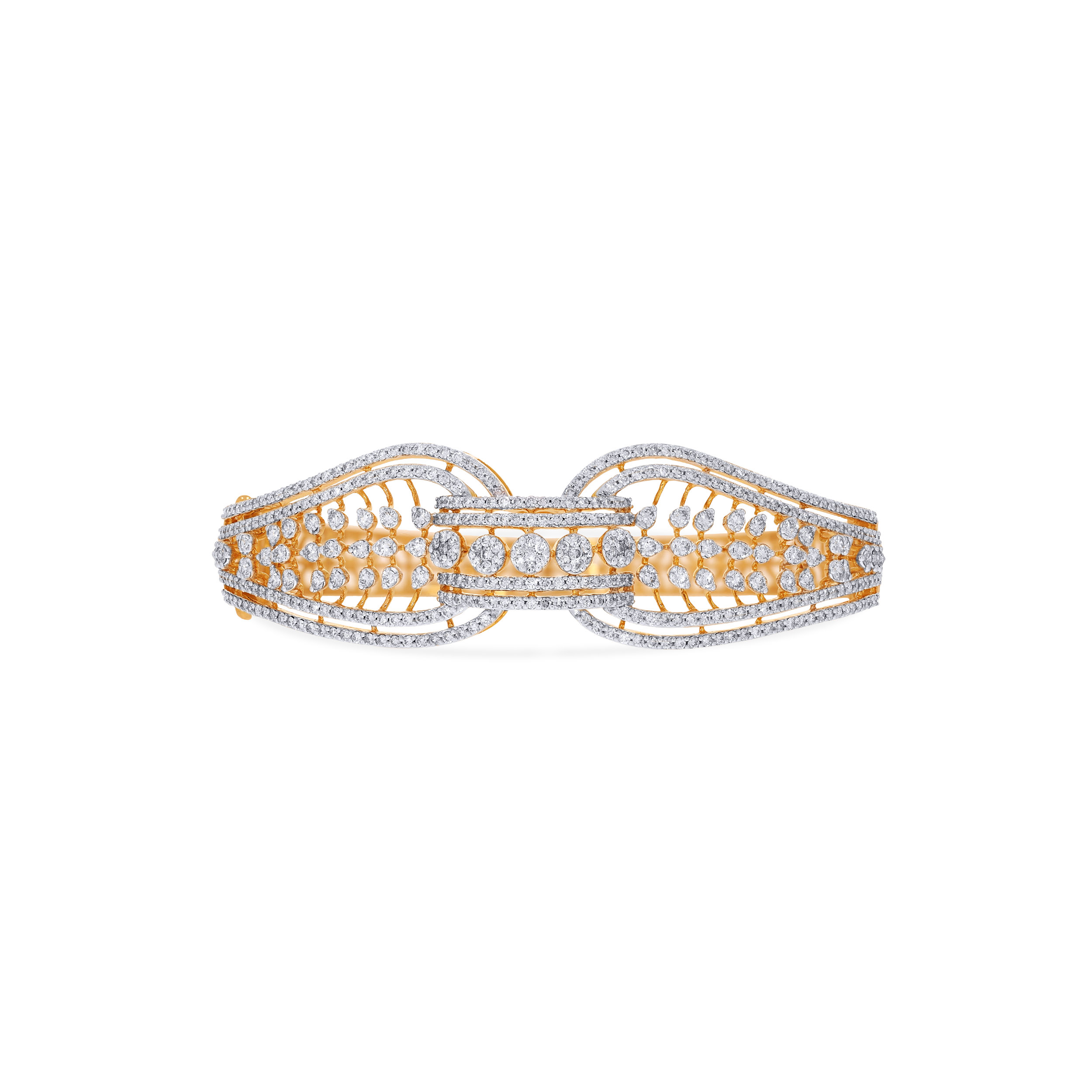 14K Yellow Gold Diamond Bracelet-DBR-D000754790 - Senco Gold and Diamonds