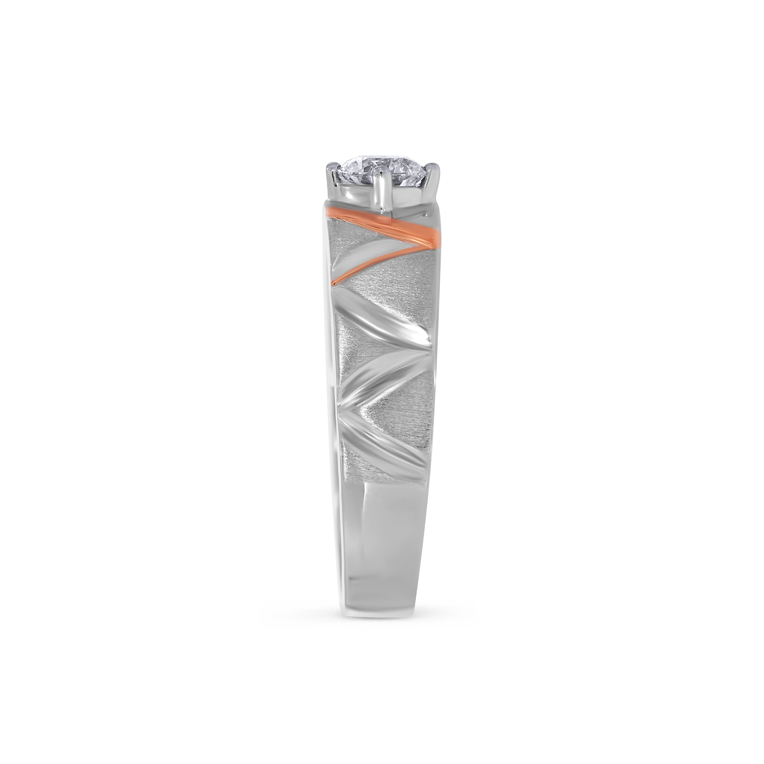 Sovereign Platinum Diamond Men's Ring - Senco Gold and Diamonds