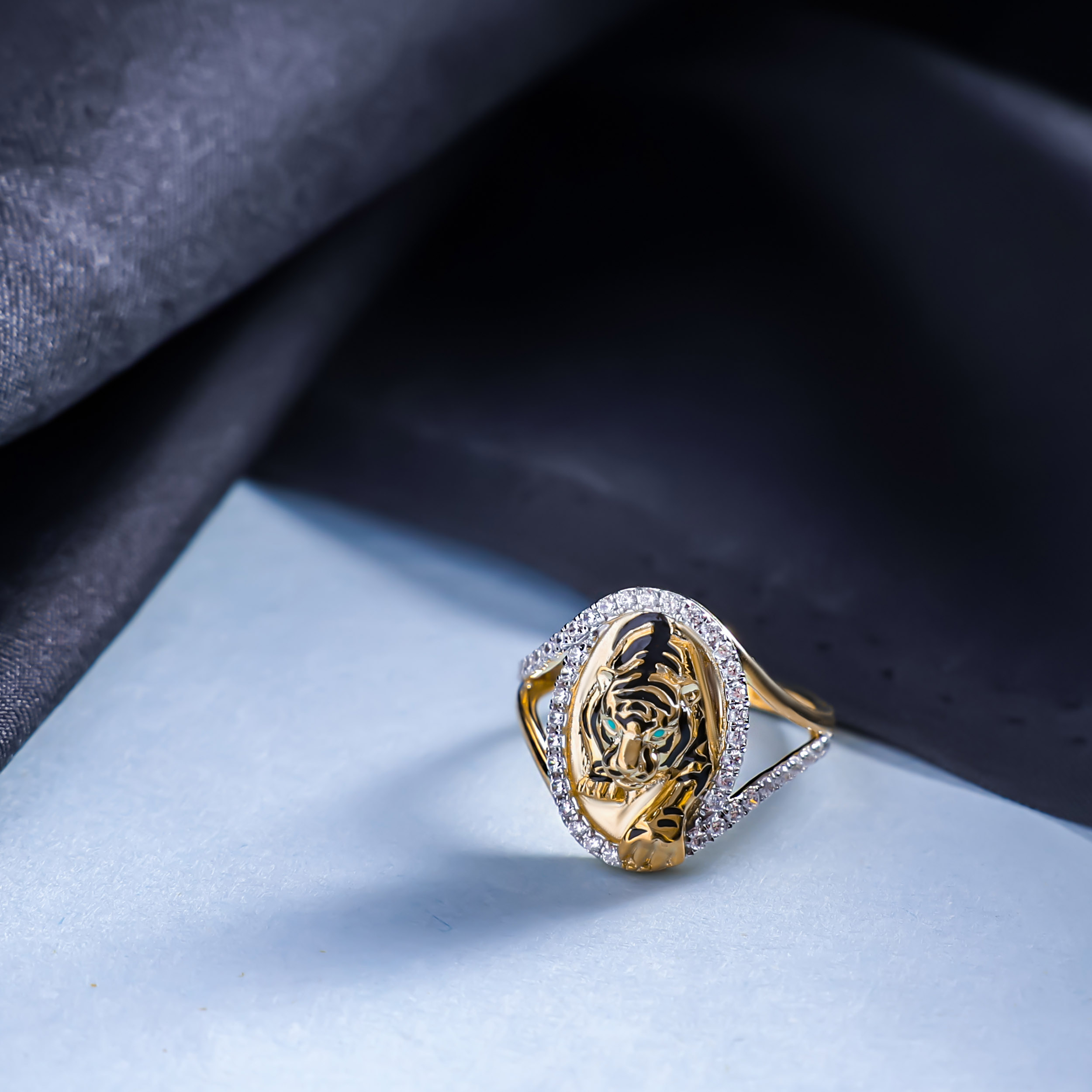 Tigress Glam Diamond Ring - Senco Gold and Diamonds