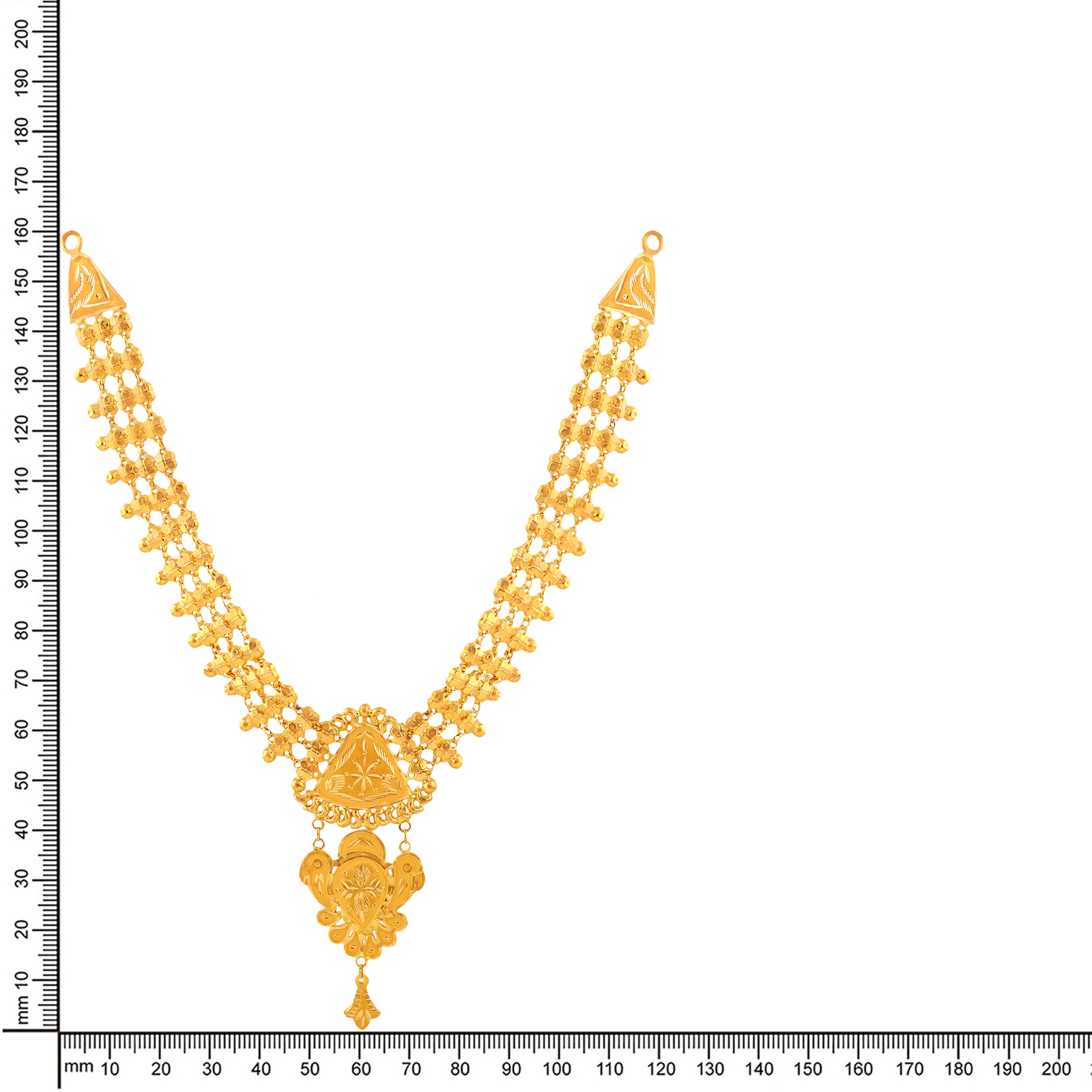 Regal Ornate Gold Necklace - Senco Gold and Diamonds