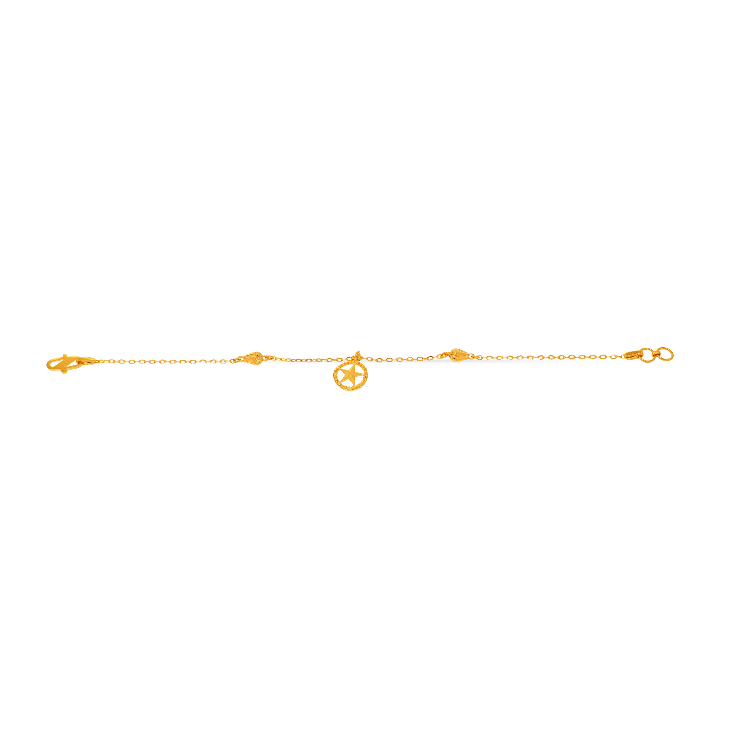 Delicate Motifs Gold Wristlet - Senco Gold and Diamonds