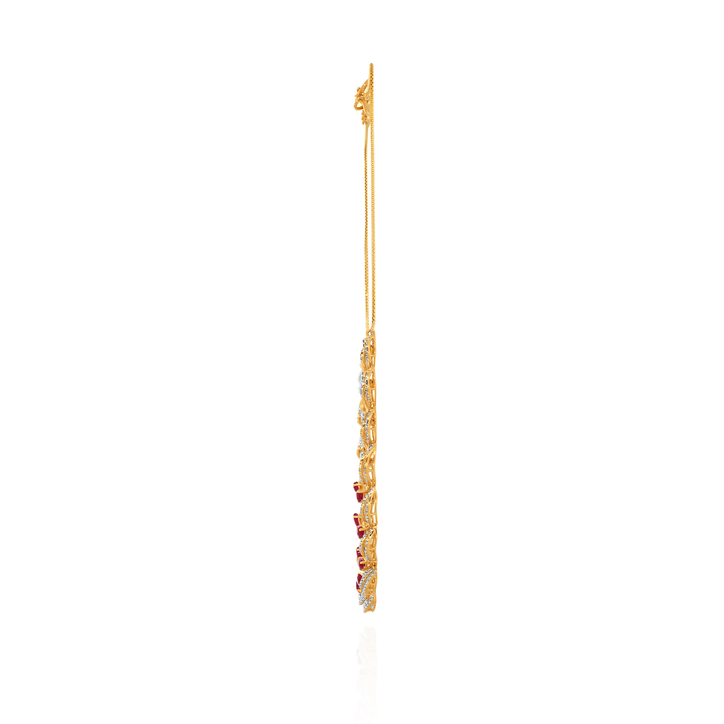 Crimson Wave Diamond Necklace - Senco Gold and Diamonds