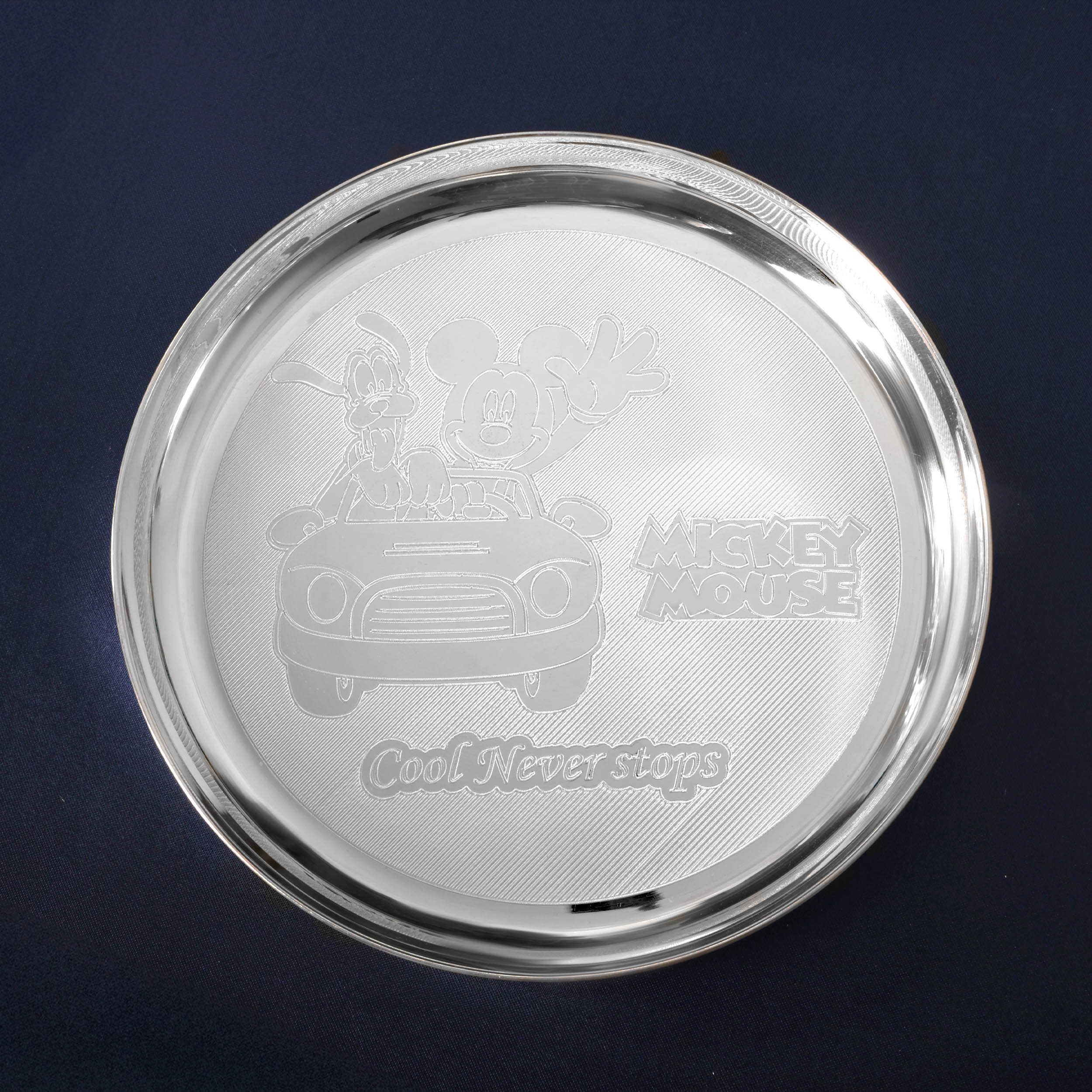 Mickey Mouse Silver Plate - Senco Gold and Diamonds