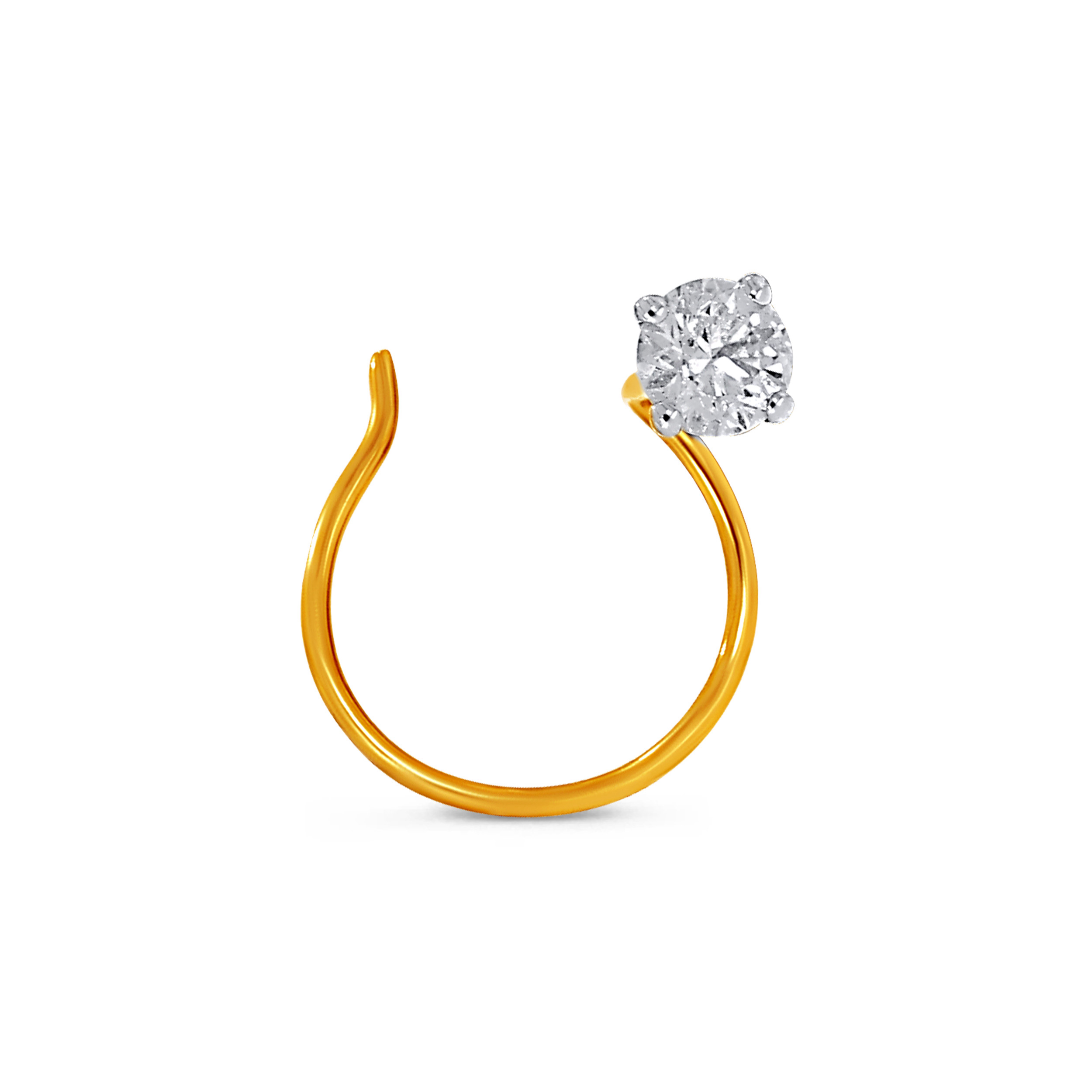 Stellar Dot Solitaire Diamond Nosepin - Senco Gold and Diamonds