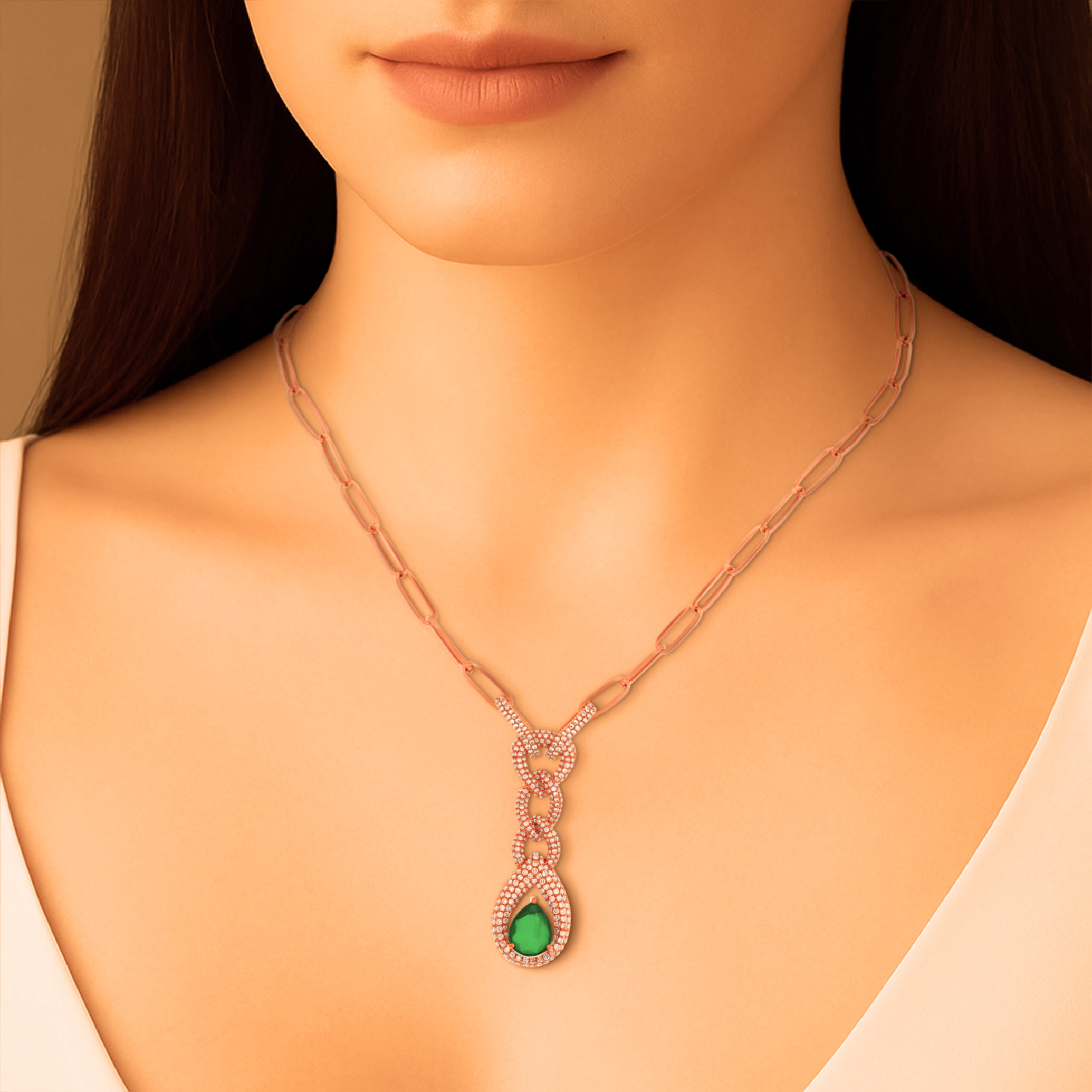 Viva Verde Diamond Gold Necklace - Senco Gold and Diamonds