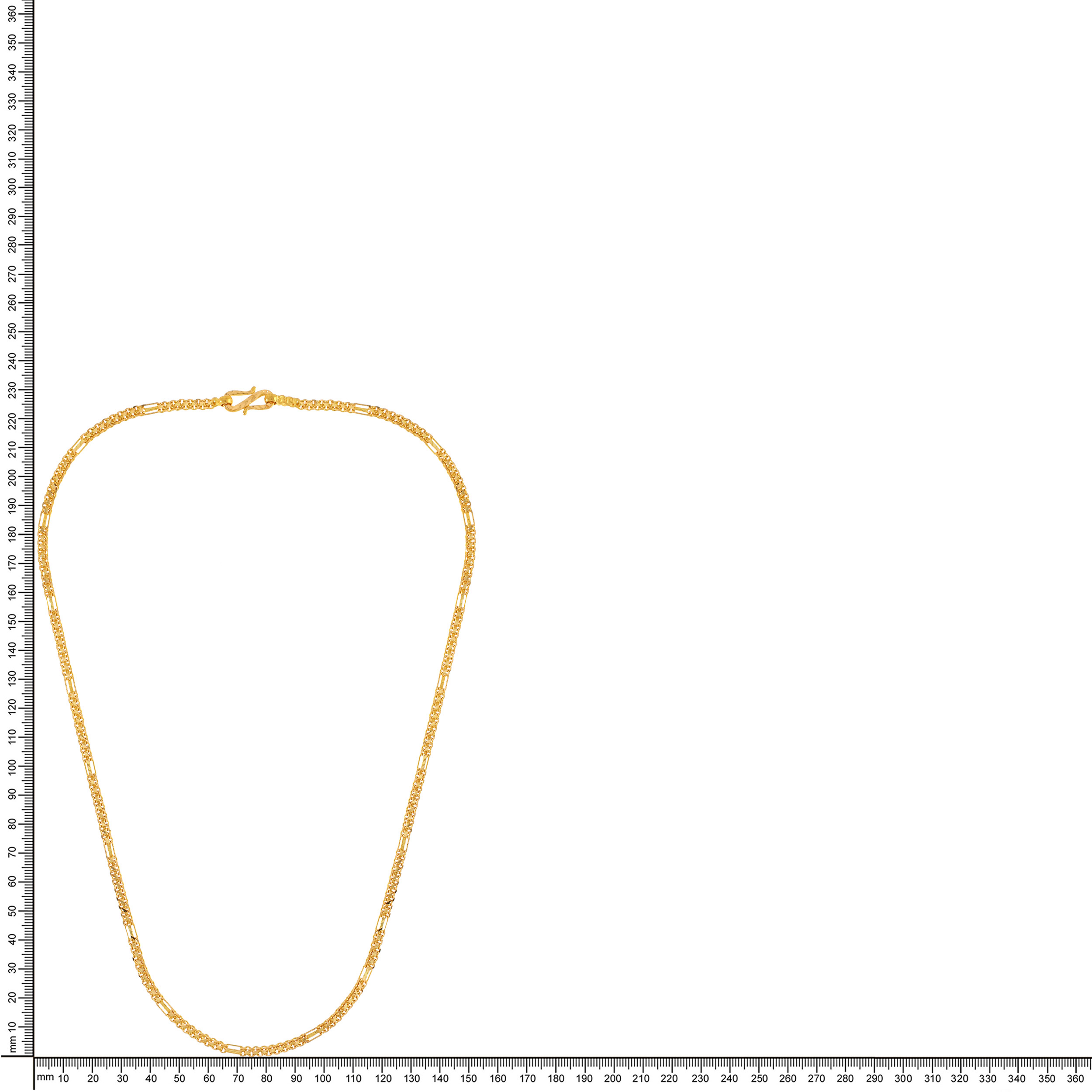 22K Yellow Gold Unisex Chain-GC-D000557857 - Senco Gold and Diamonds