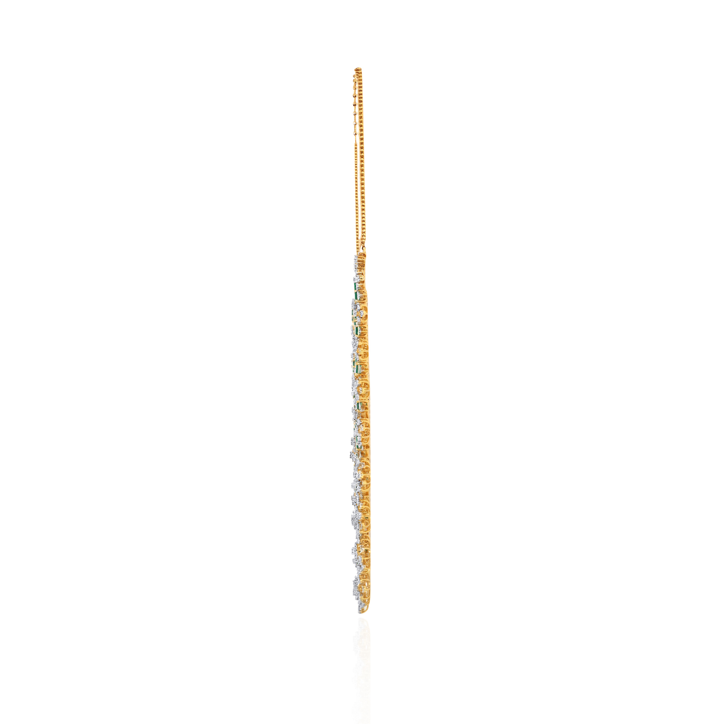 14K Yellow Gold Diamond Necklace-DGN-D000741172 - Senco Gold and Diamonds