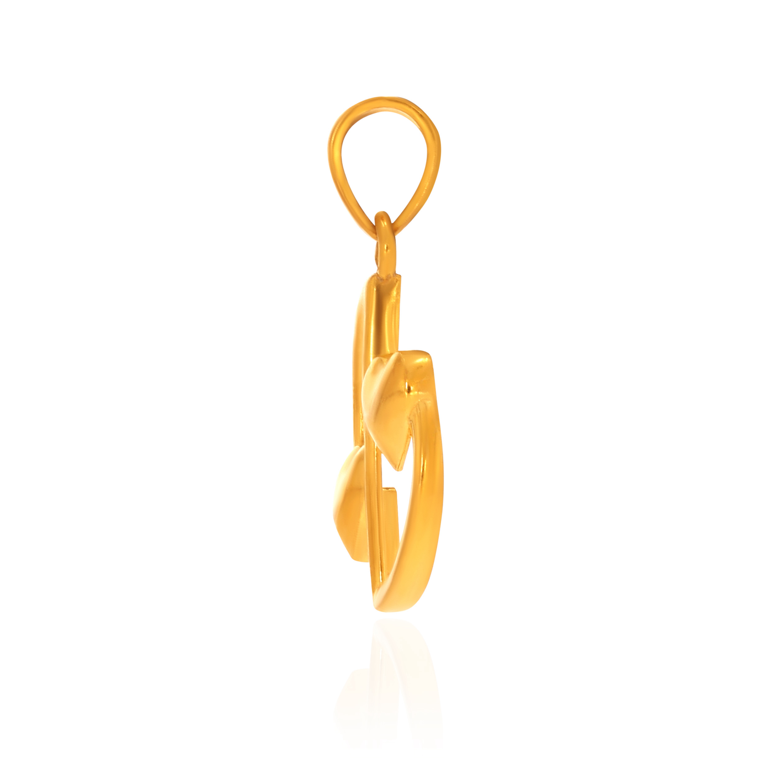 Melody Of Love Gold Pendant - Senco Gold and Diamonds
