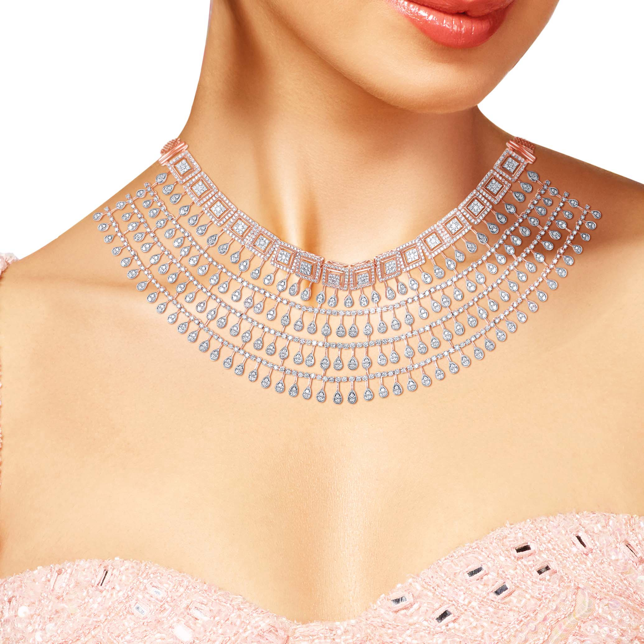 Astral Shine Diamond Choker - Senco Gold and Diamonds