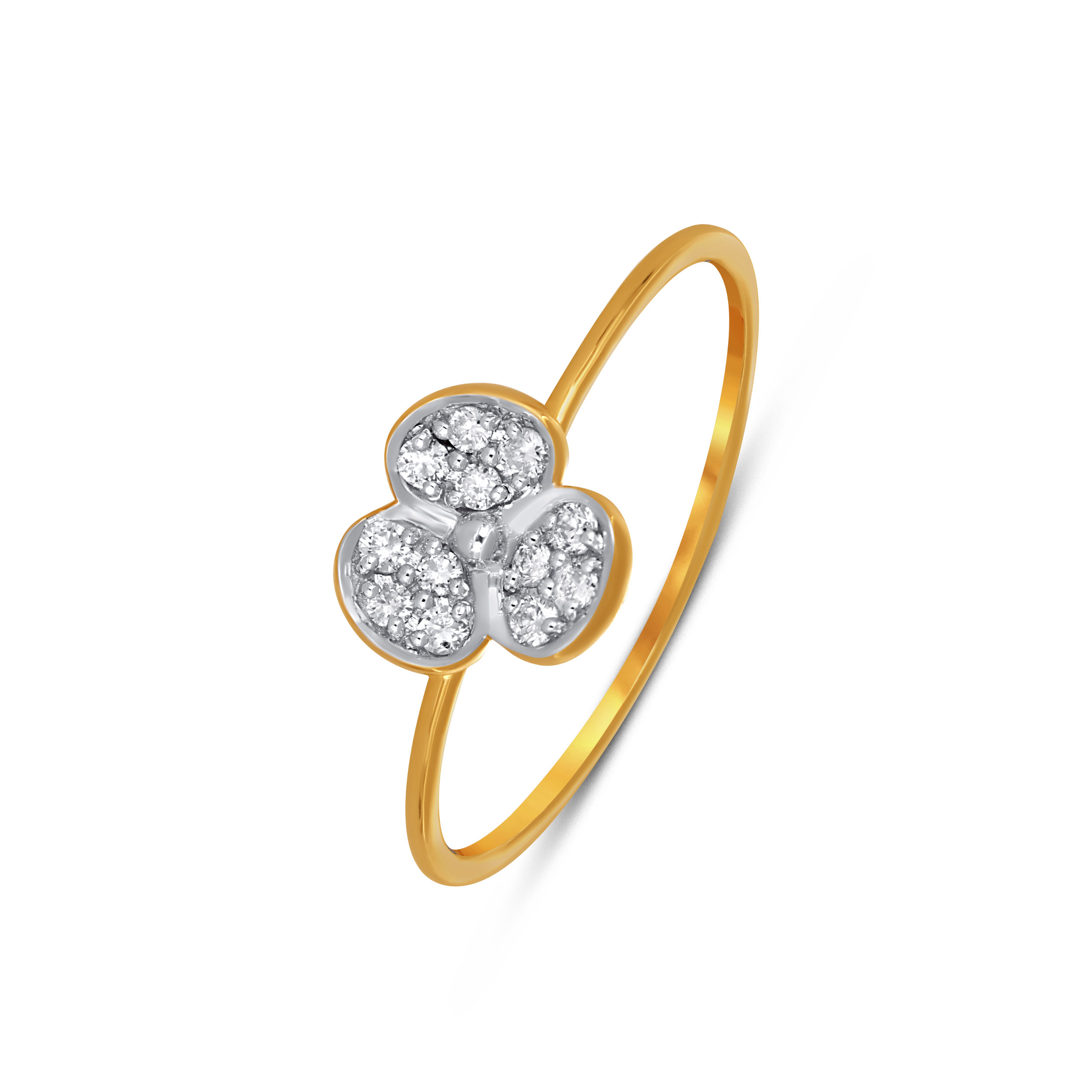 Threefold Sparkle Diamond Ring - Senco Gold and Diamonds