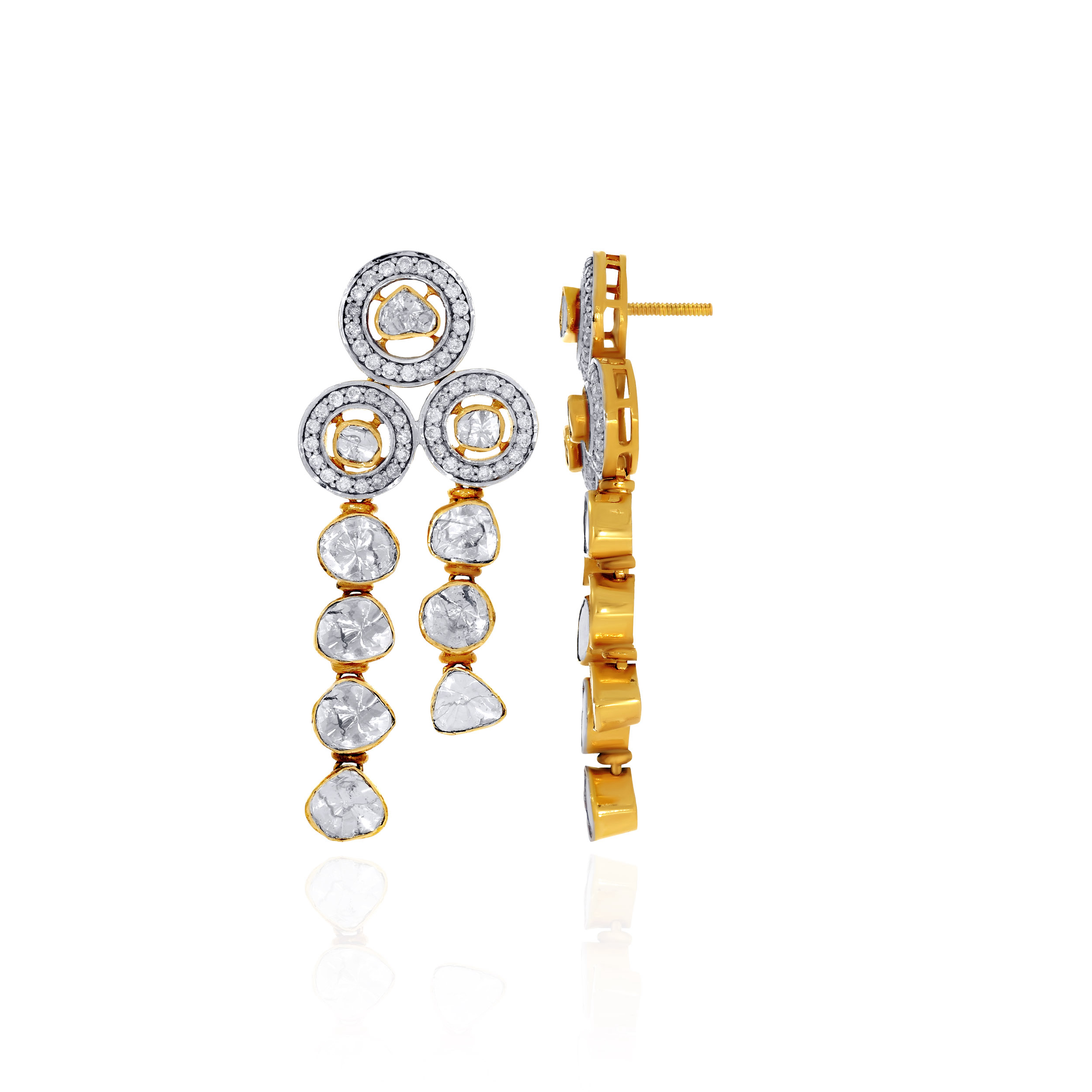 Shimmer Trail Diamond Earrings - Senco Gold and Diamonds