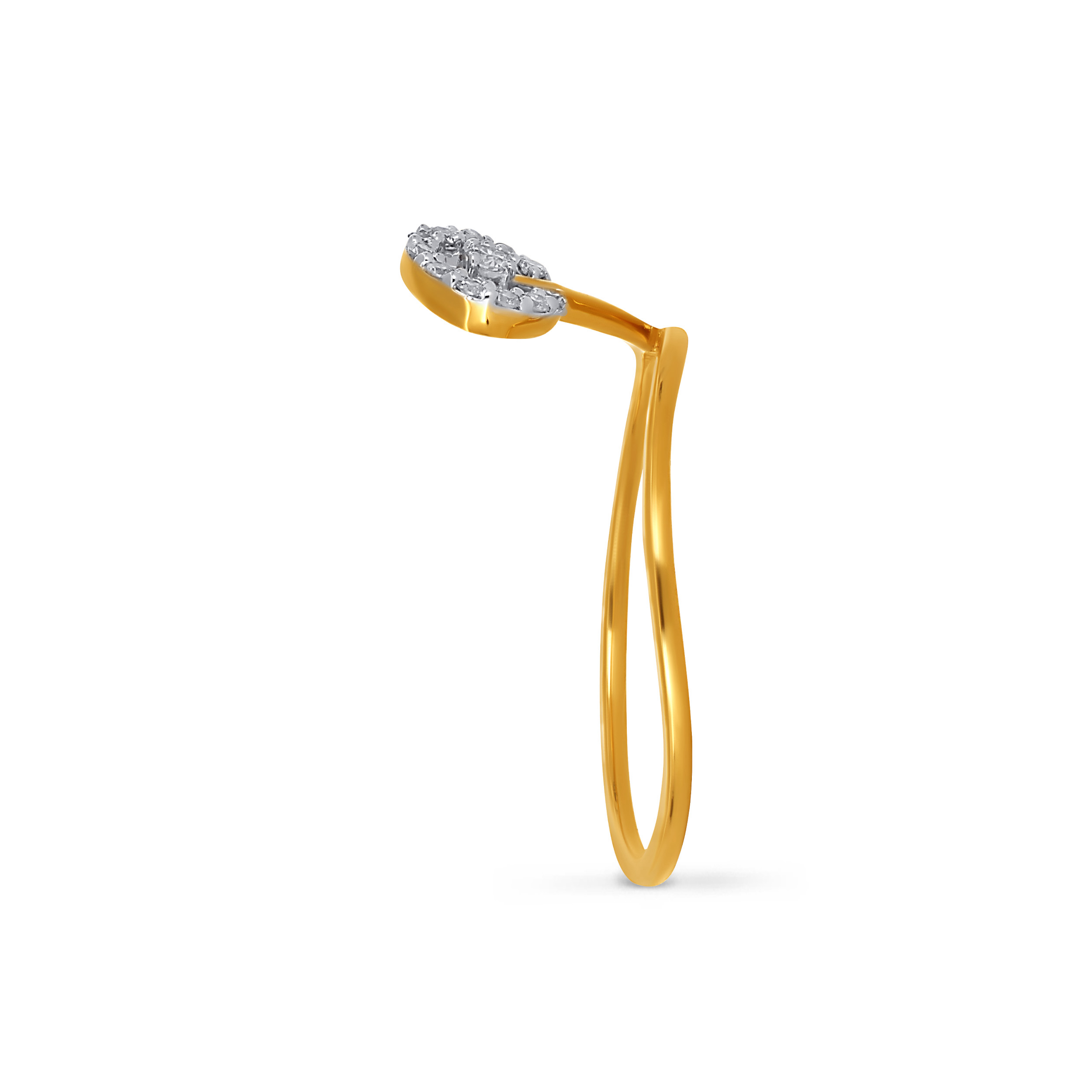 Serene Curve Diamond Ring - Senco Gold and Diamonds