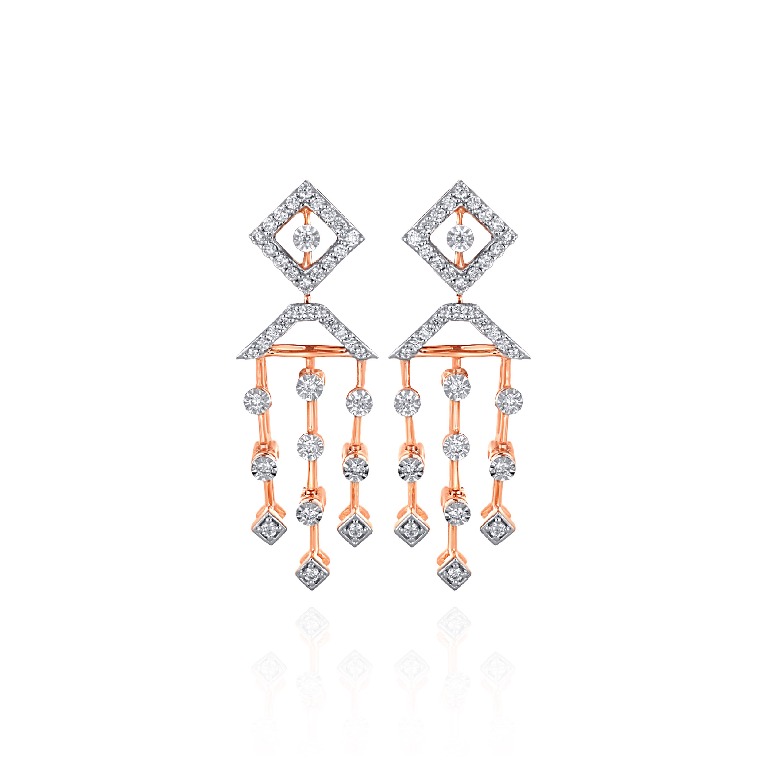 Radiant Rhapsody Diamond Earrings - Senco Gold and Diamonds