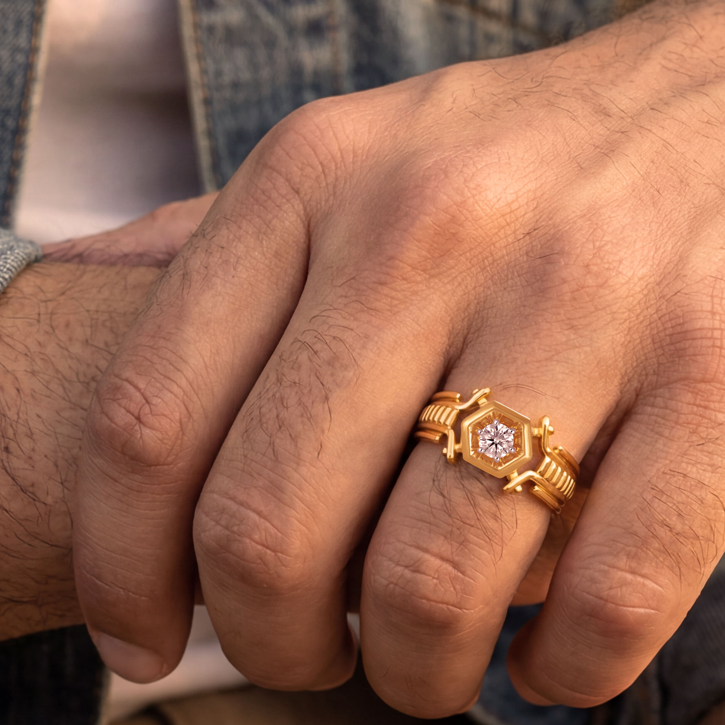 Hexmark Regal Men's Diamond Ring image