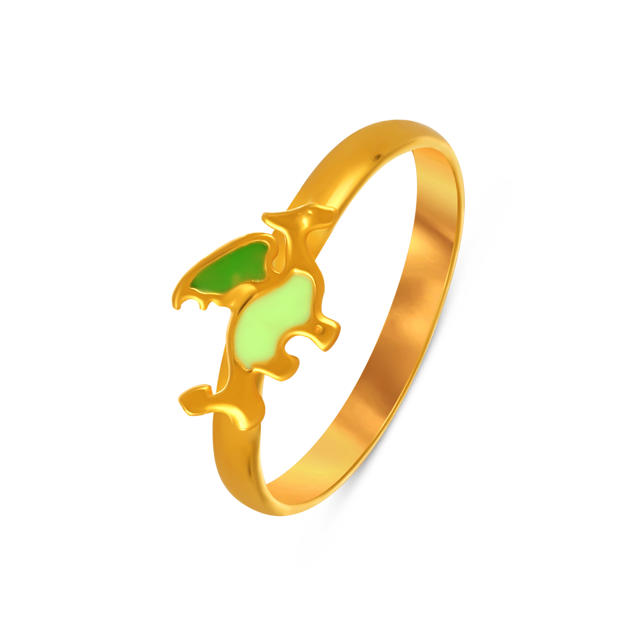 Mischievous Dragon Kid's Gold Ring - Senco Gold and Diamonds