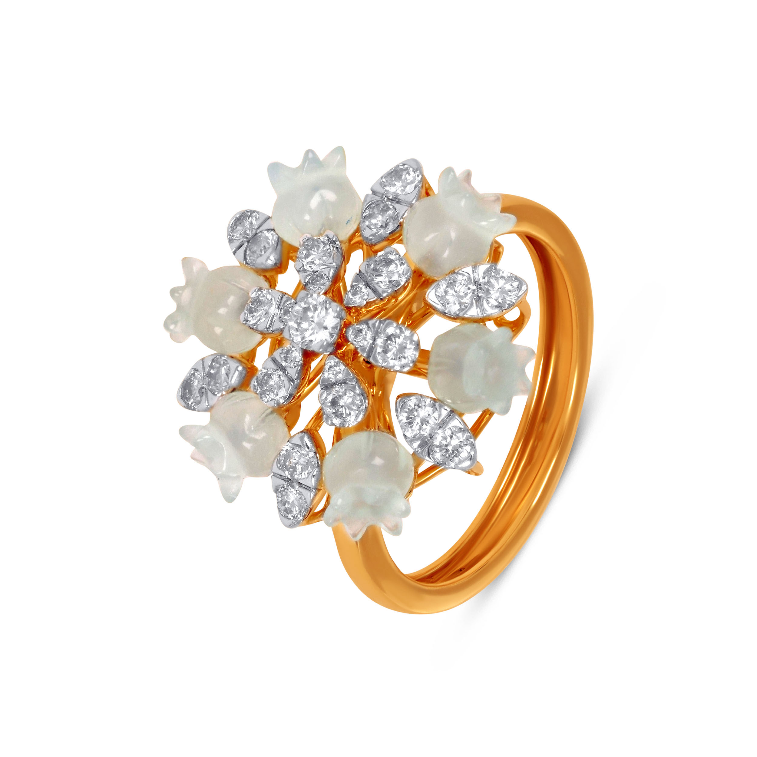 Sparkles And Pastel Diamond Ring - Senco Gold and Diamonds