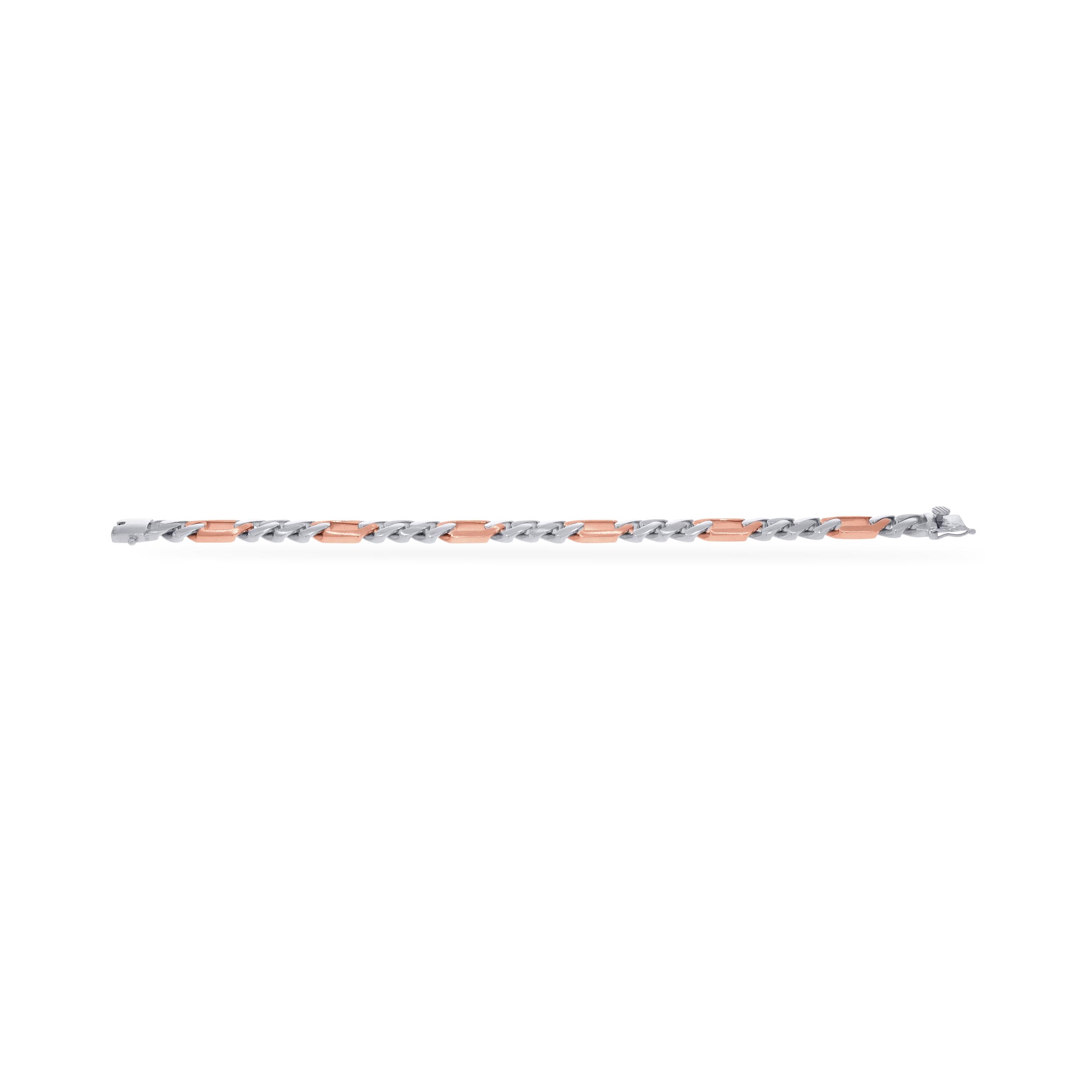 Fusion Harmony Men Platinum Wristlet - Senco Gold and Diamonds