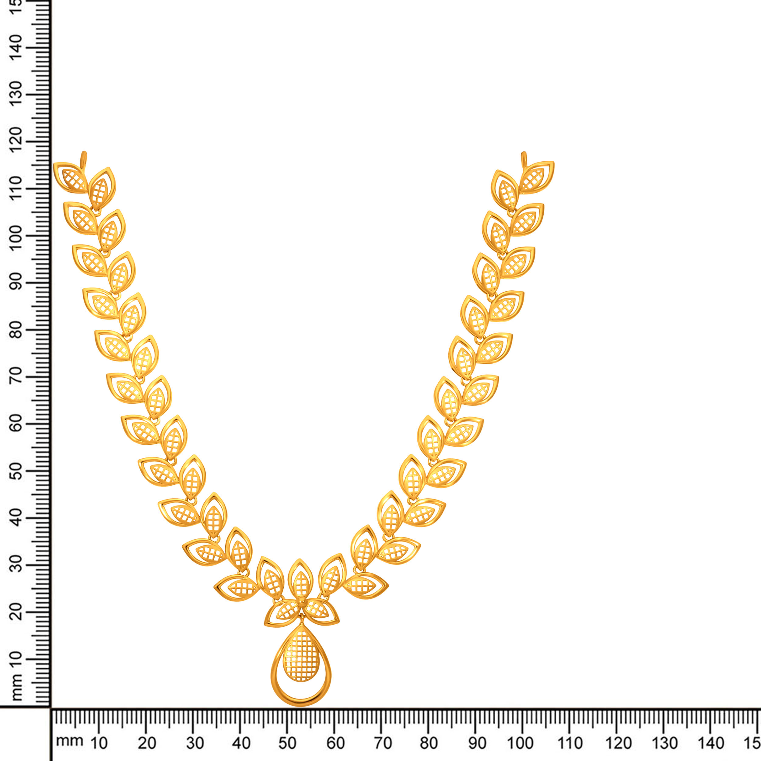 Delicate Golden Leaf Necklace - Senco Gold and Diamonds