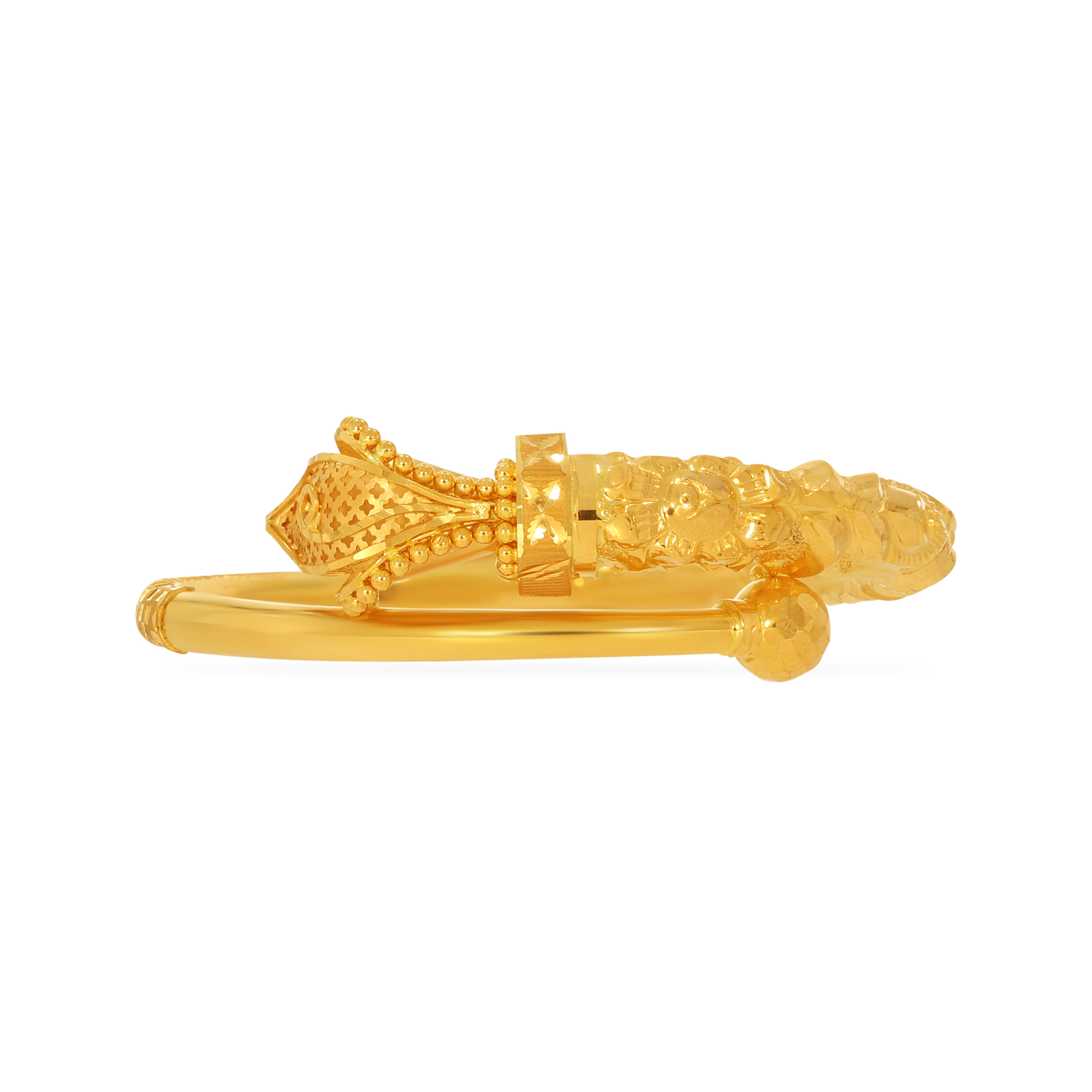 Graceful Tradition Gold Bangle - Senco Gold and Diamonds