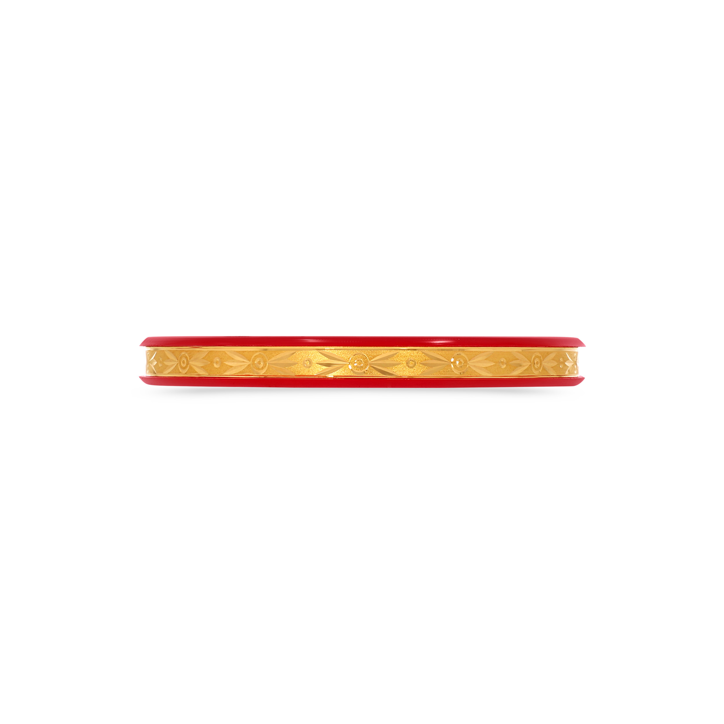 Timeless Beauty Gold Pola Bangle - Senco Gold and Diamonds
