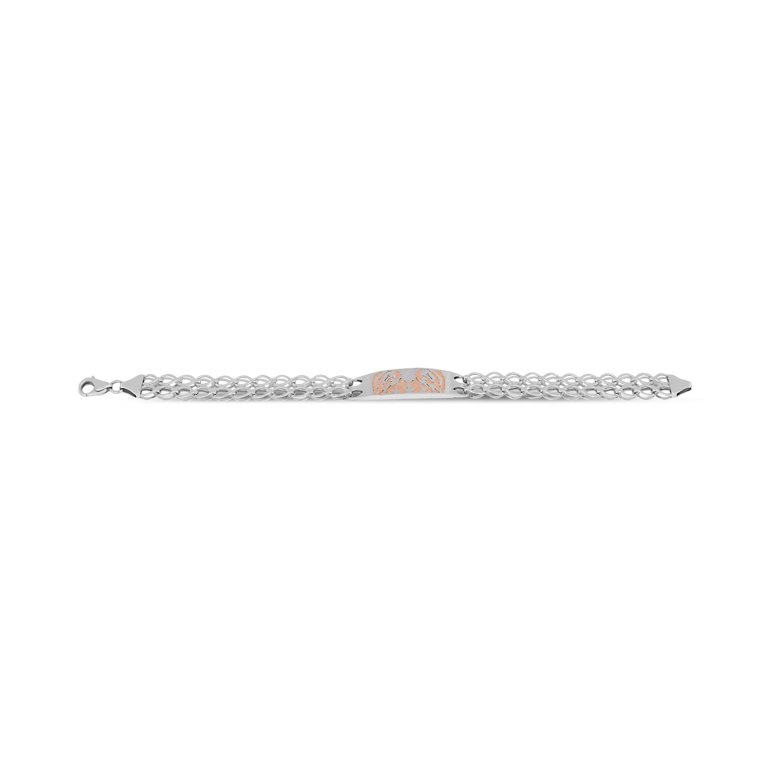  Phoenix Fire Men's Platinum Wristlet - Senco Gold and Diamonds