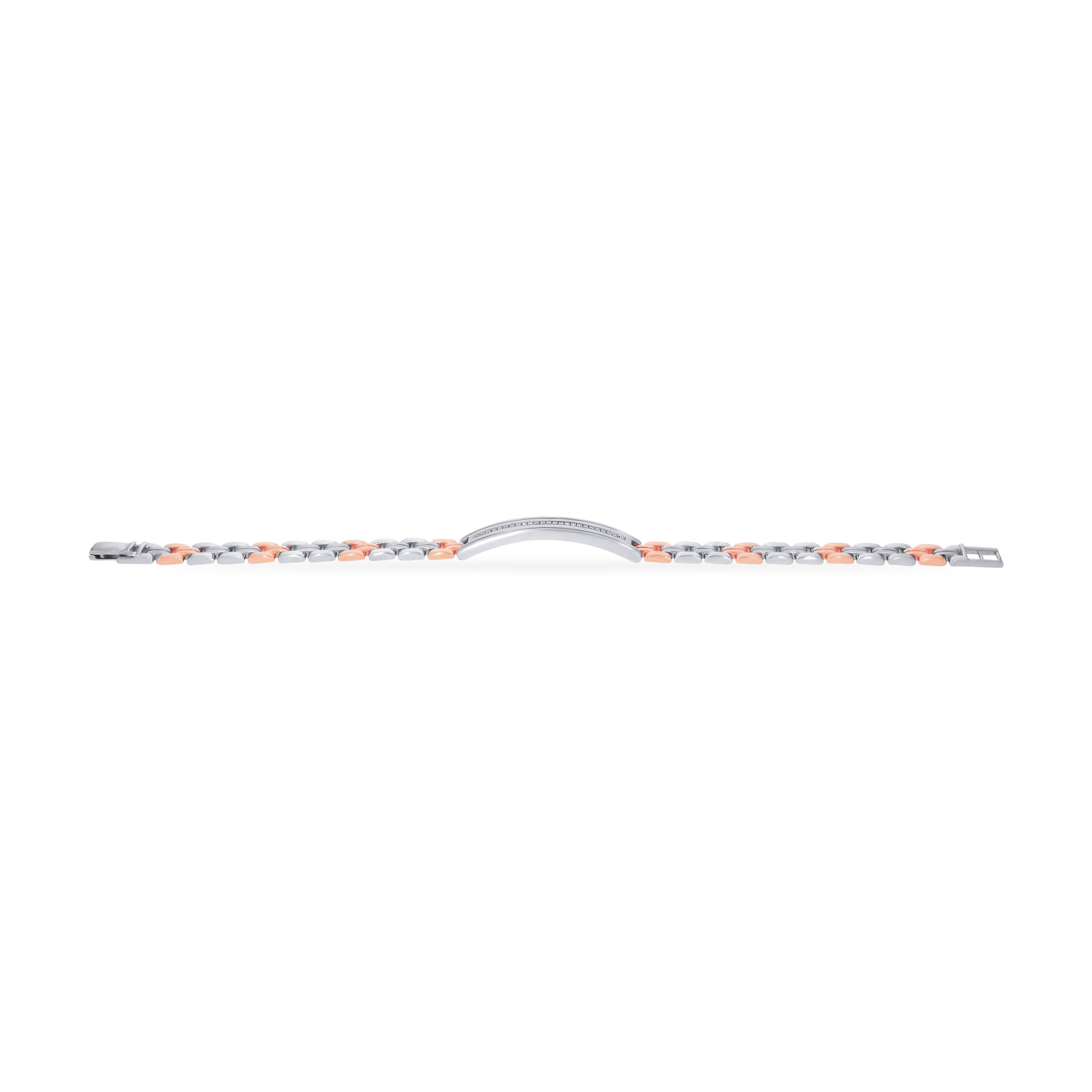 Bold Path Men Platinum Diamond Wristlet - Senco Gold and Diamonds