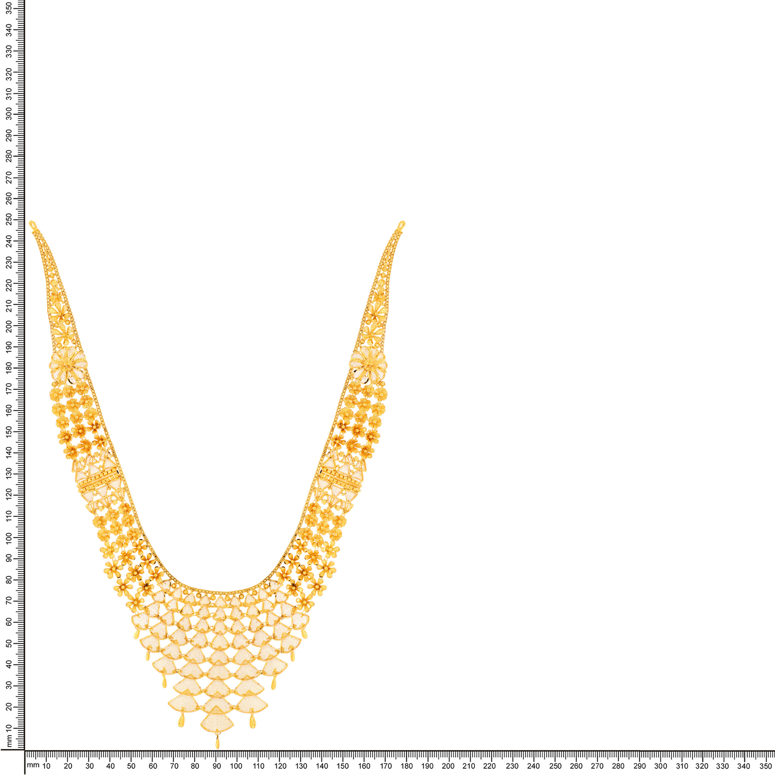 Intricate Shells Gold Necklace - Senco Gold and Diamonds