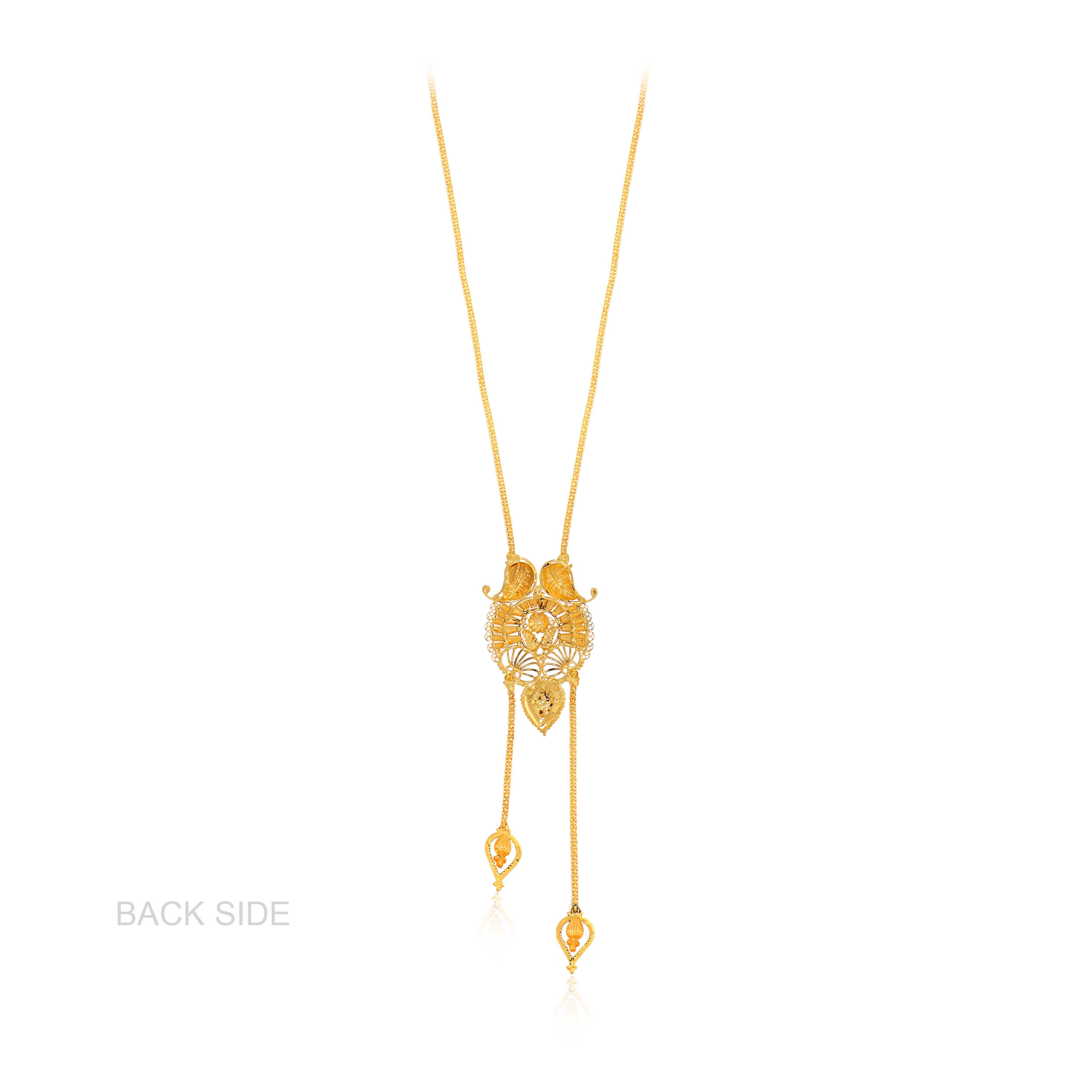 Conventional Artistry Antique Gold Necklace - Senco Gold and Diamonds